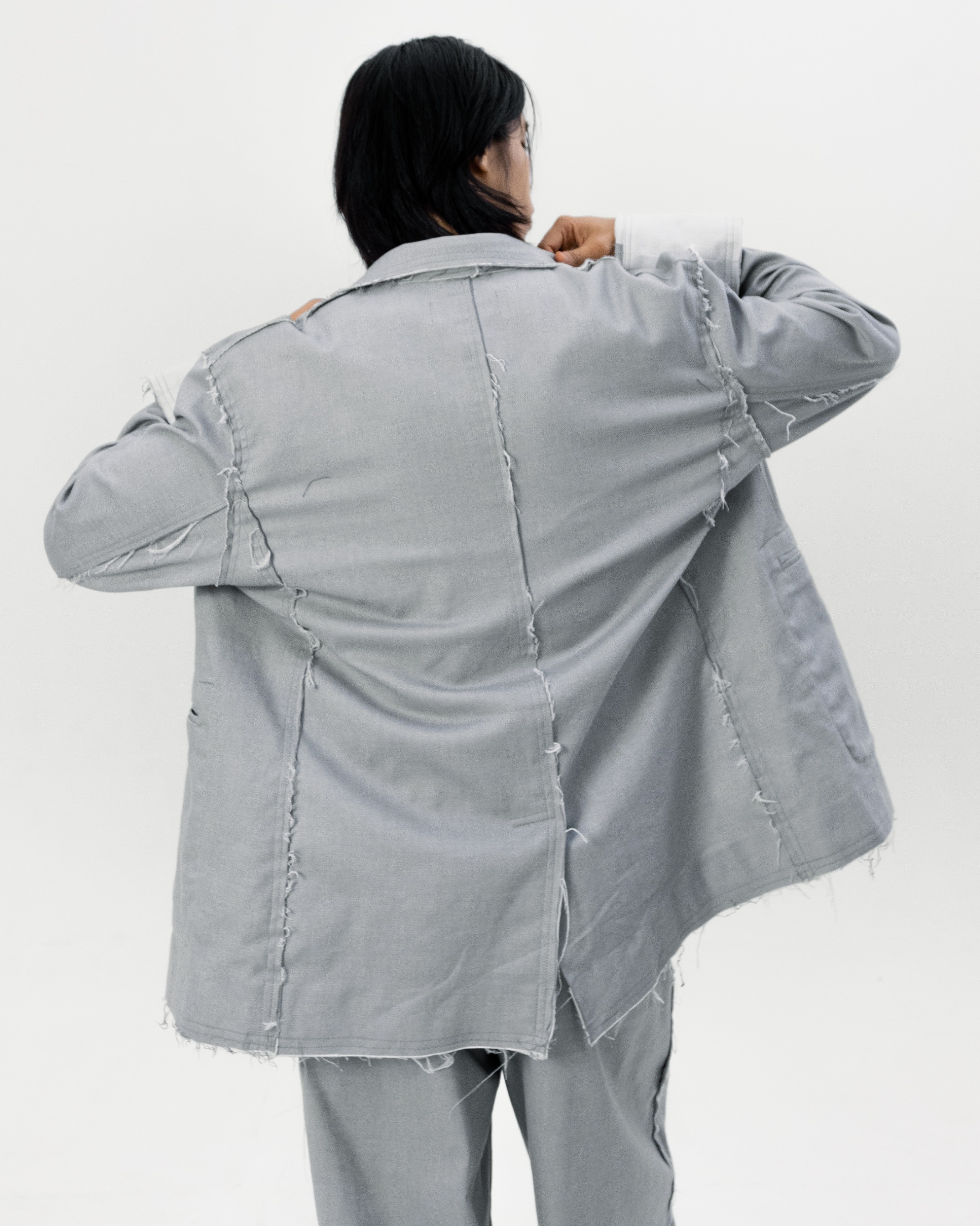 ASSEMBLY RELAX BLAZER - LIGHT GRAY