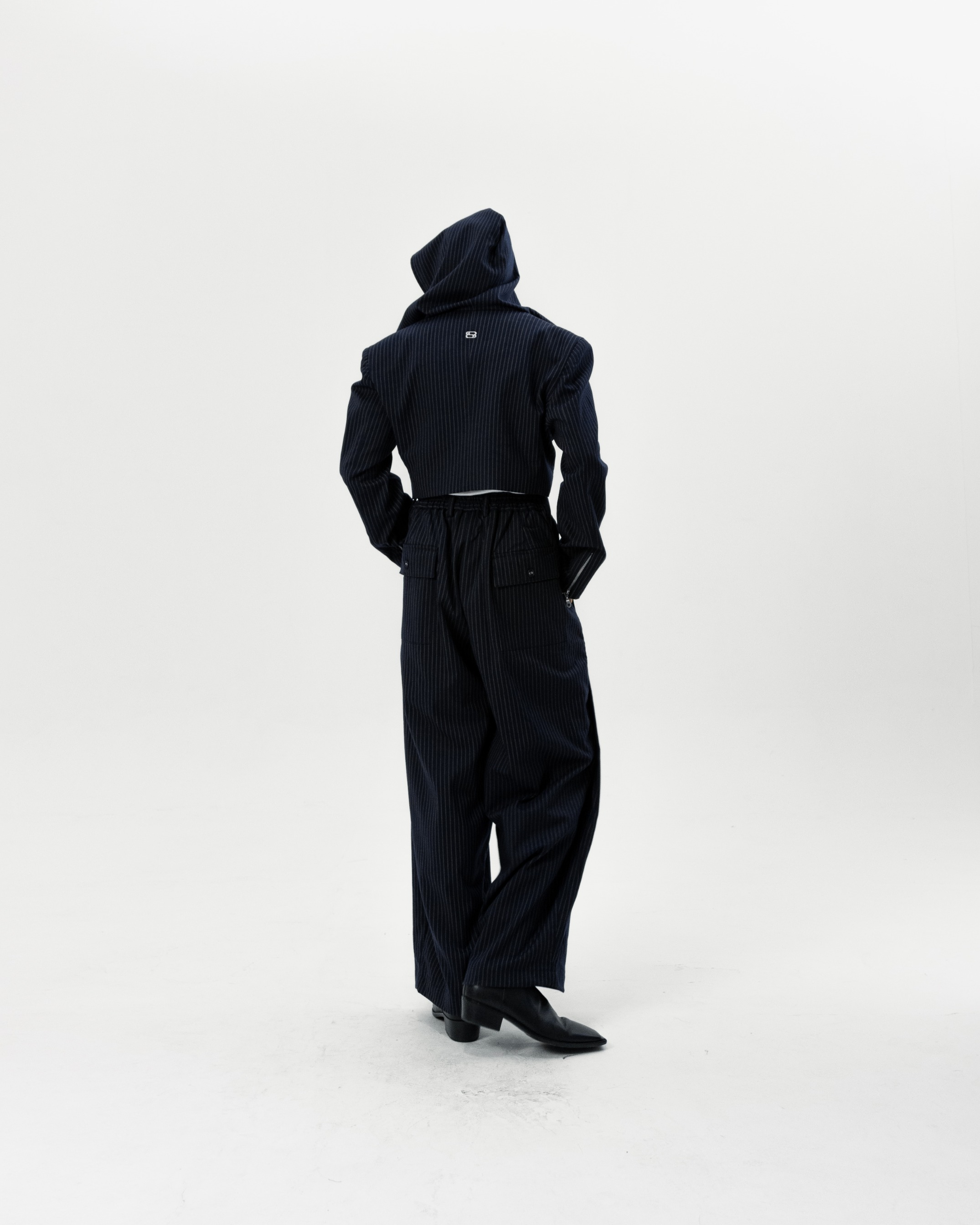 SHADOW HOODED BLAZER