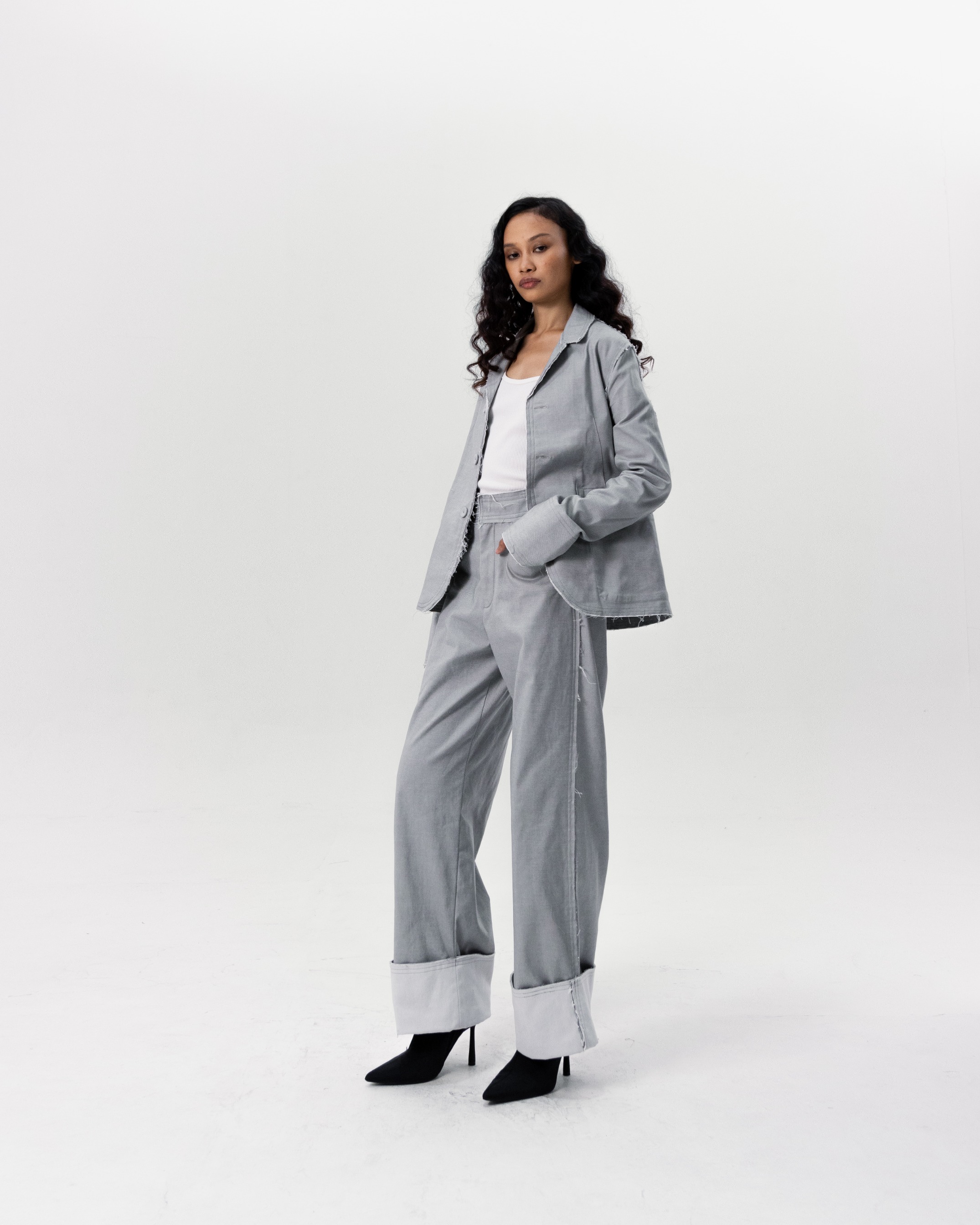ASSEMBLY RELAX BLAZER - LIGHT GRAY
