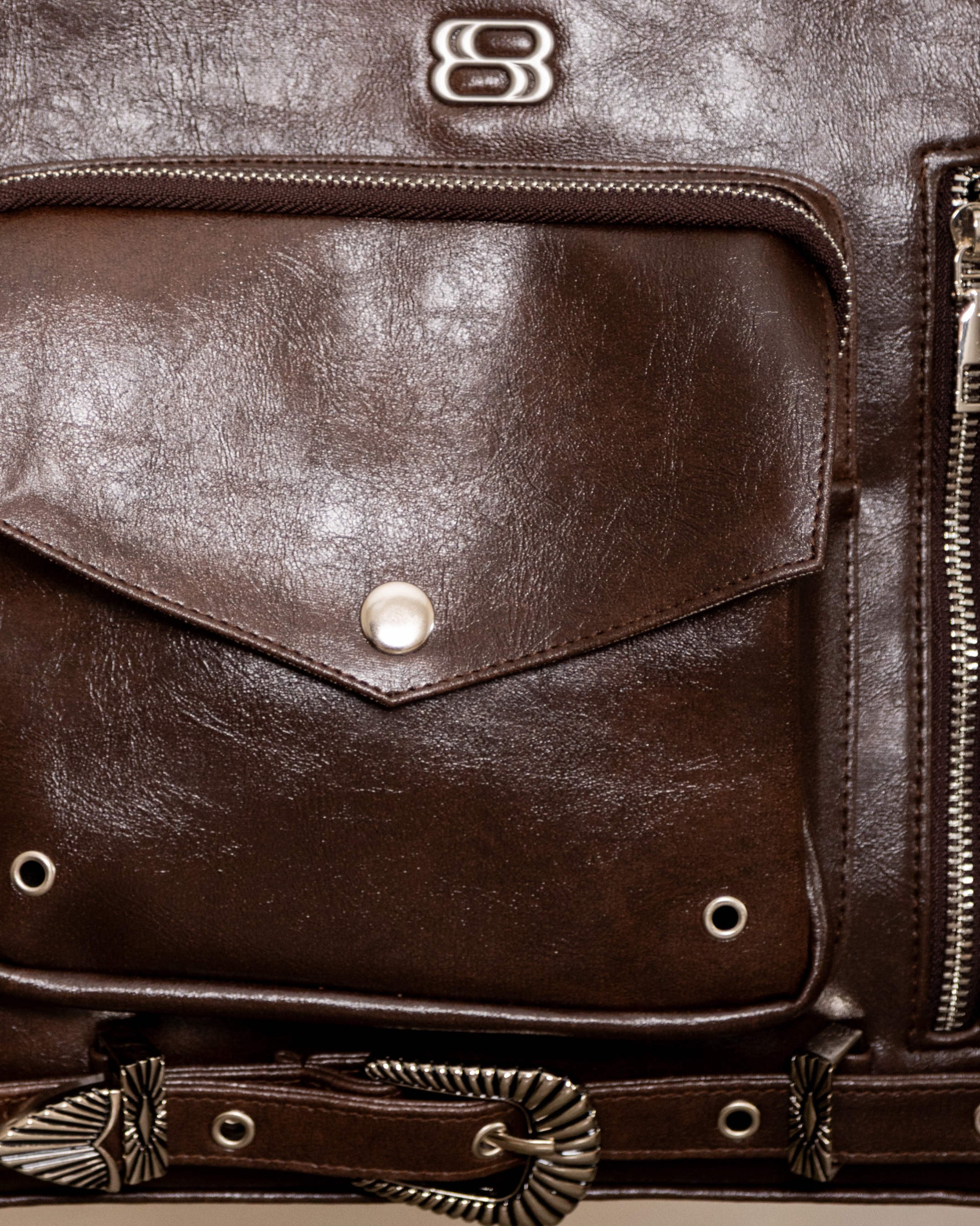 RIDER SLING BAG - BROWN