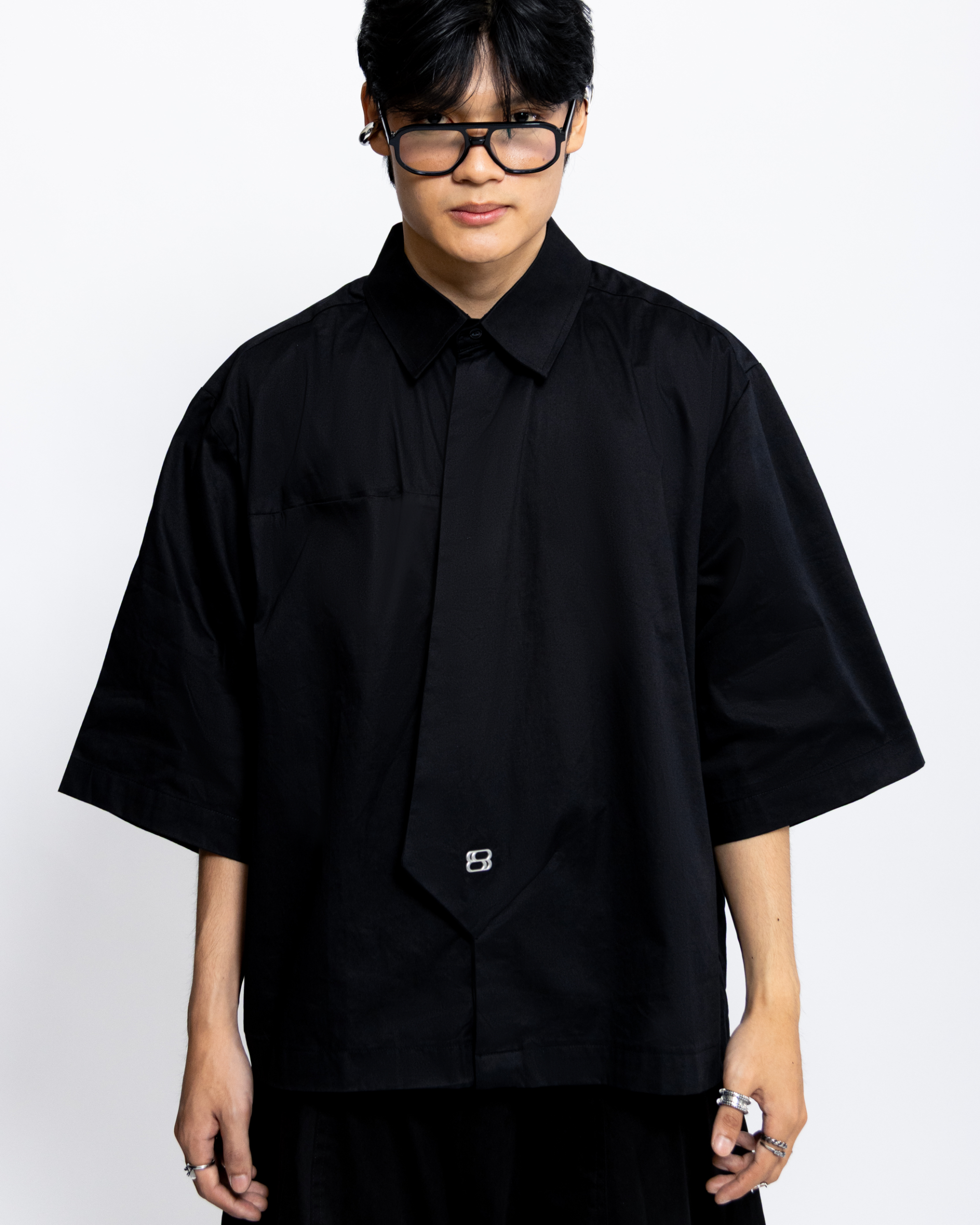 POSH BOXY SHIRT - BROWN