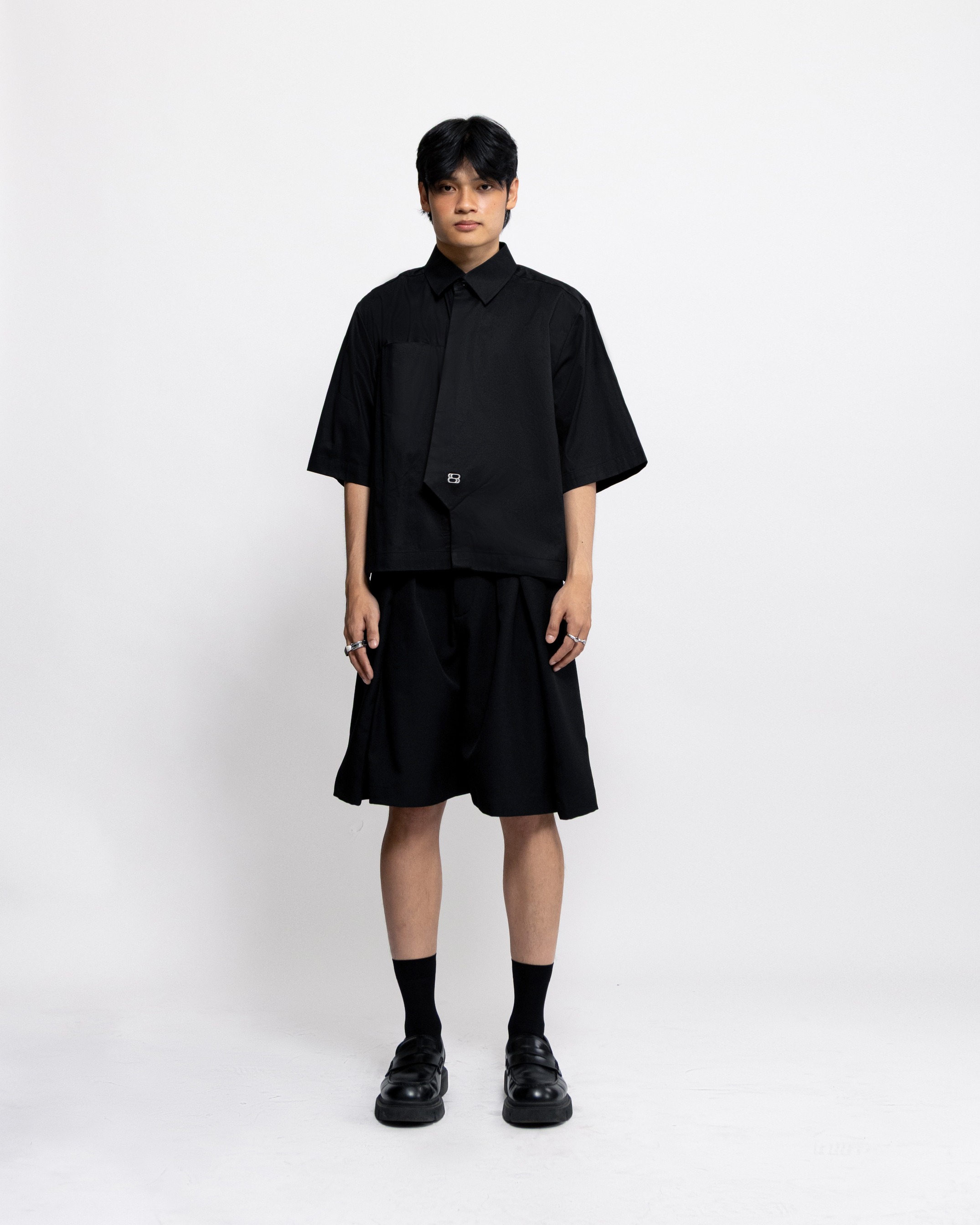 POSH BOXY SHIRT - BROWN