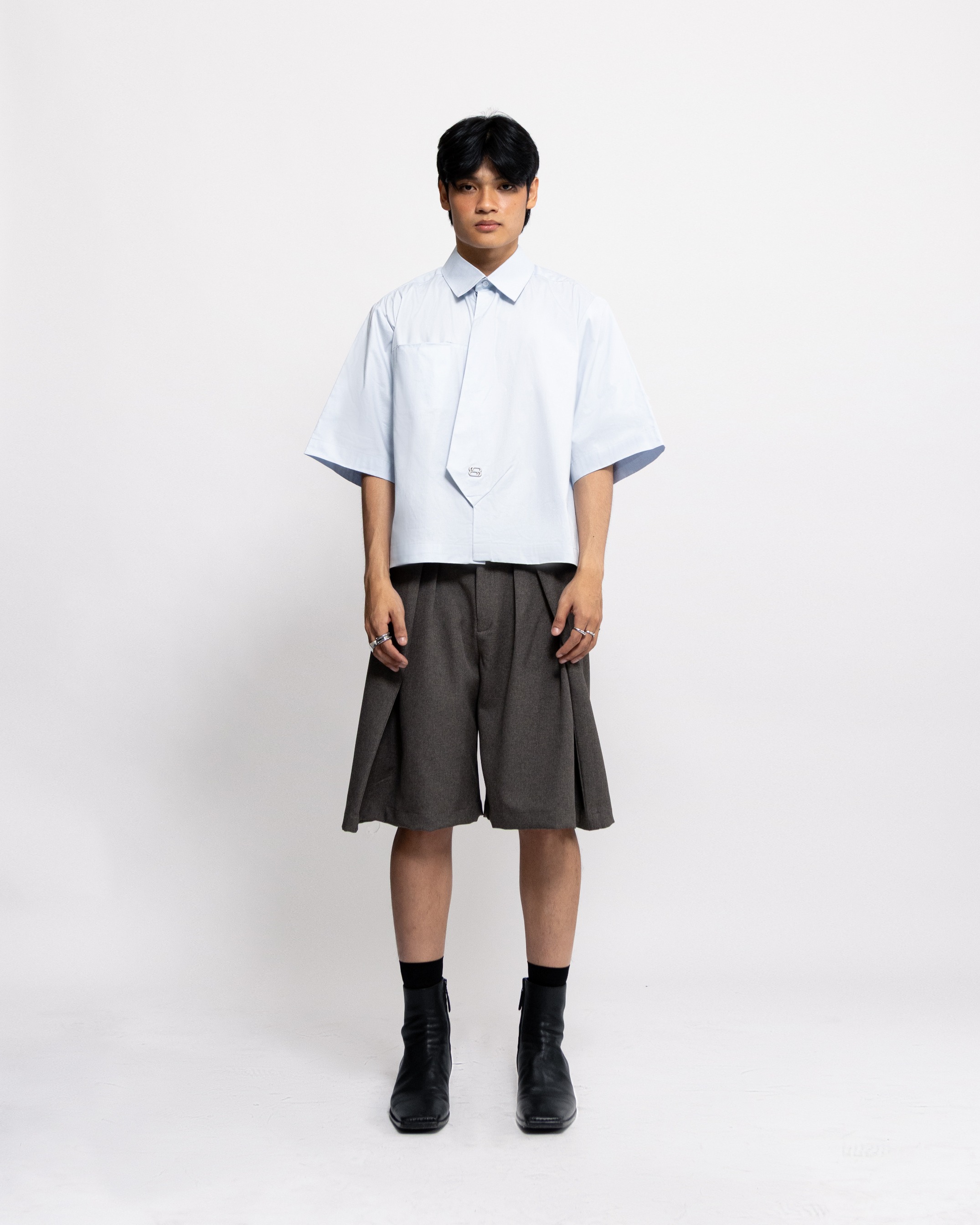 POSH BOXY SHIRT - BLUE
