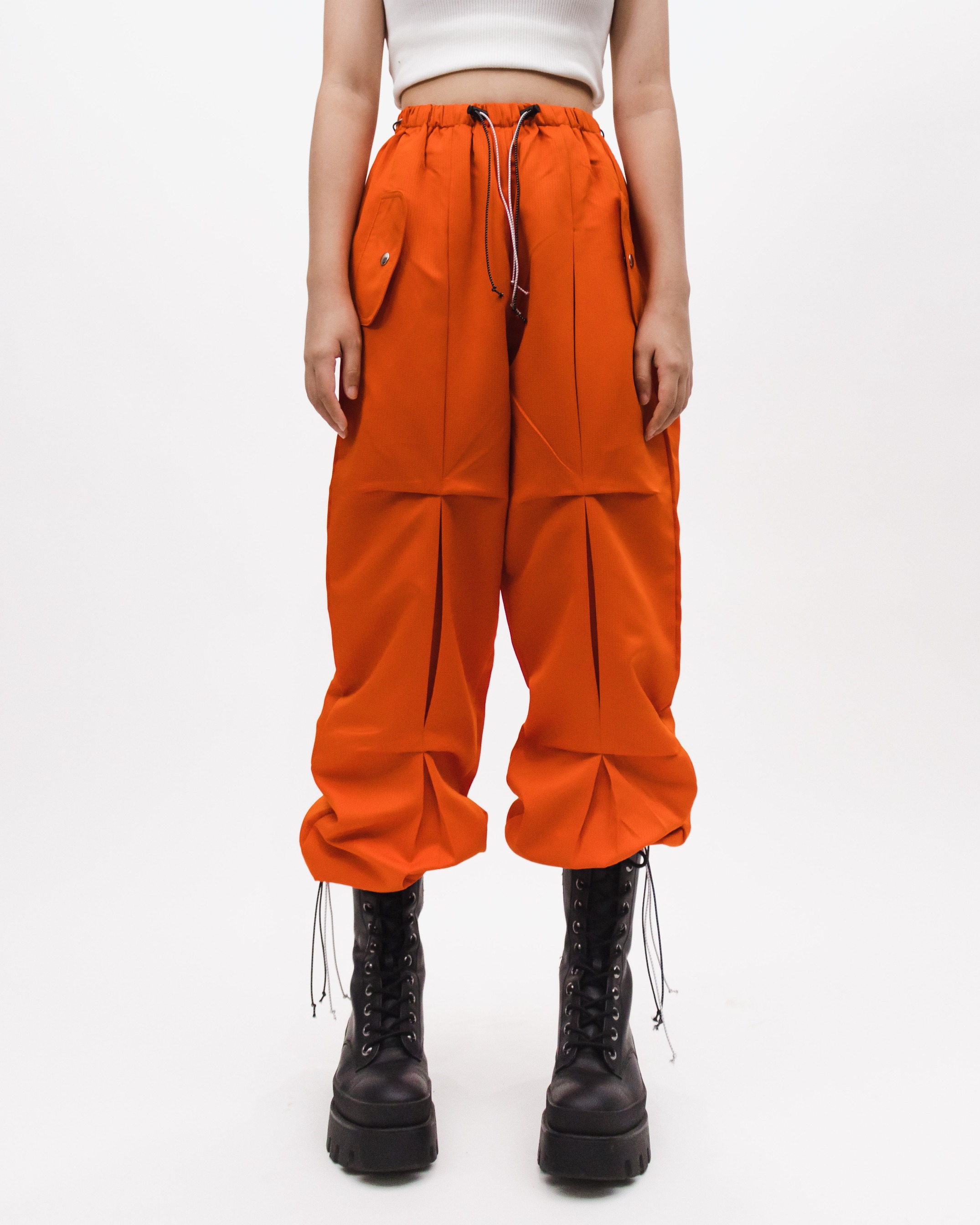 GATHER TRACK PANTS - TRAFFIC CONE
