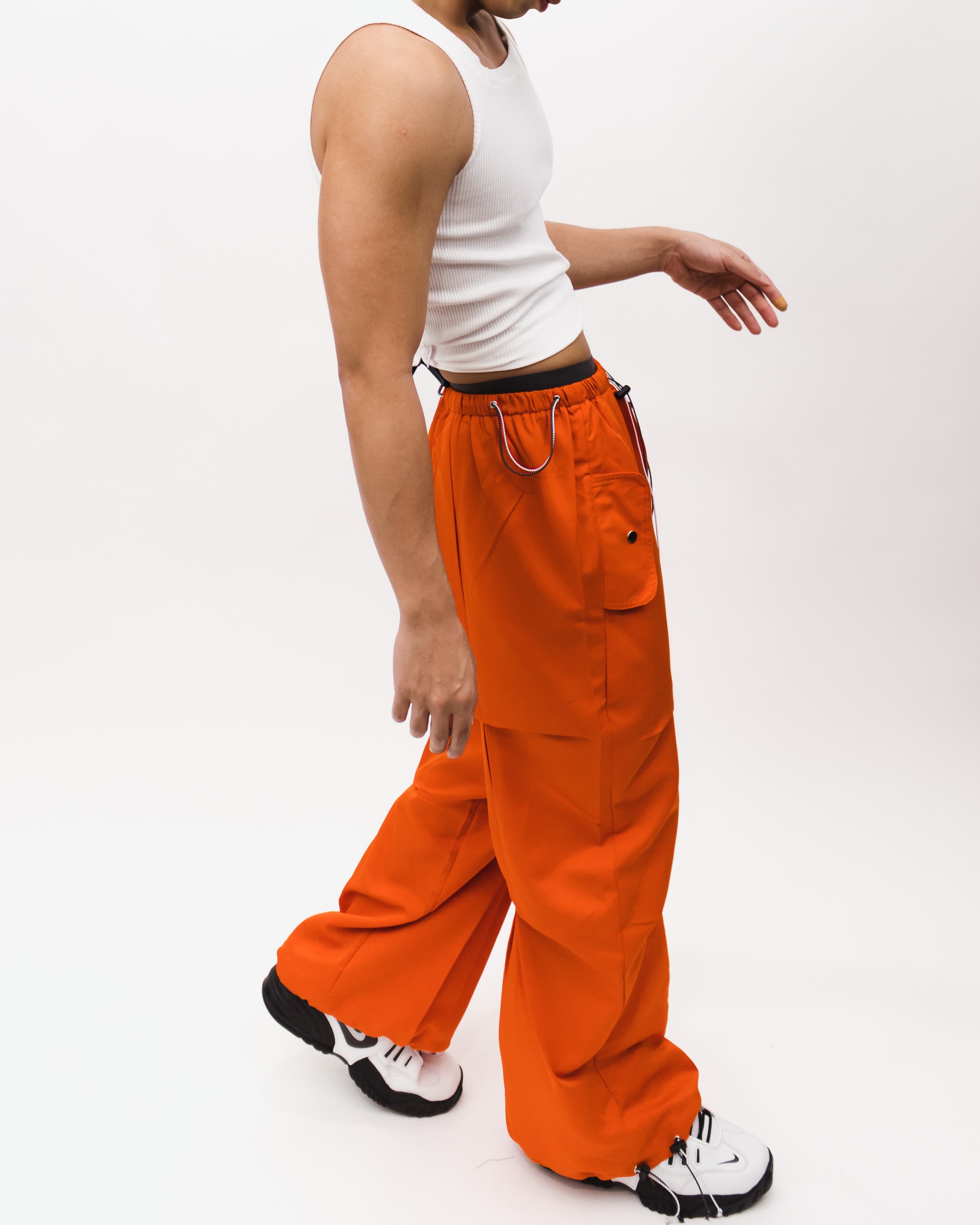 GATHER TRACK PANTS - TRAFFIC CONE