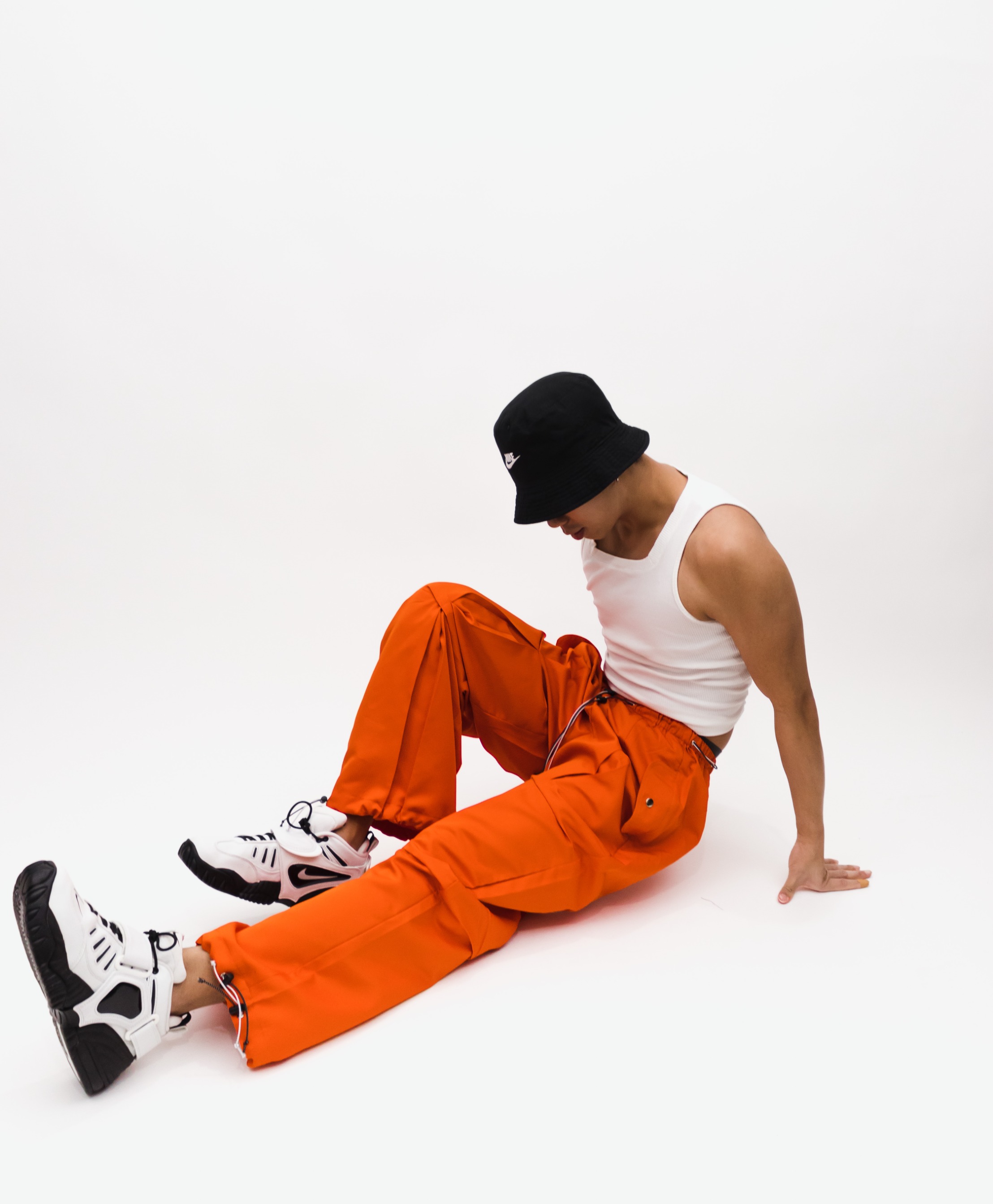 GATHER TRACK PANTS - TRAFFIC CONE