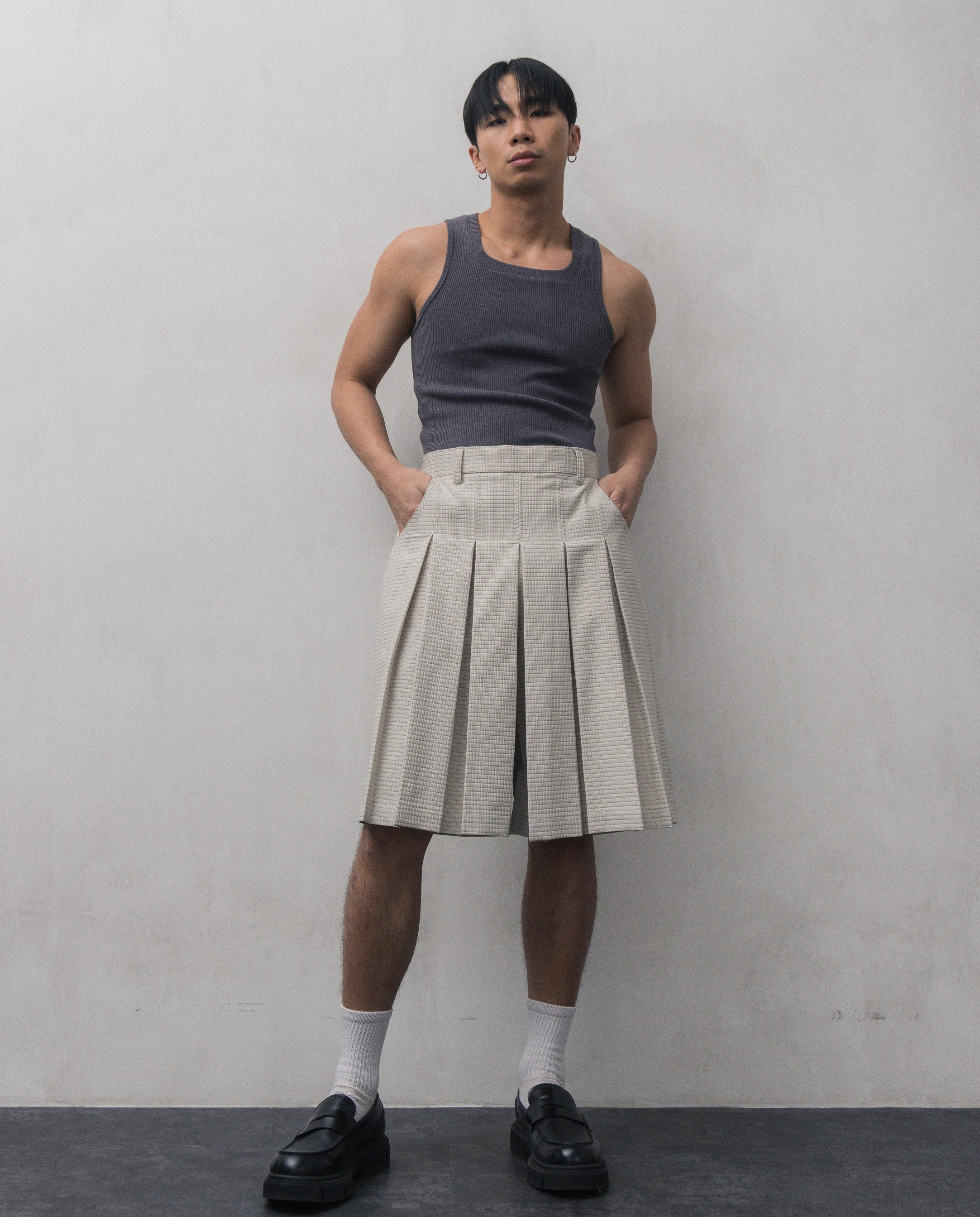 PLEATED SKORT