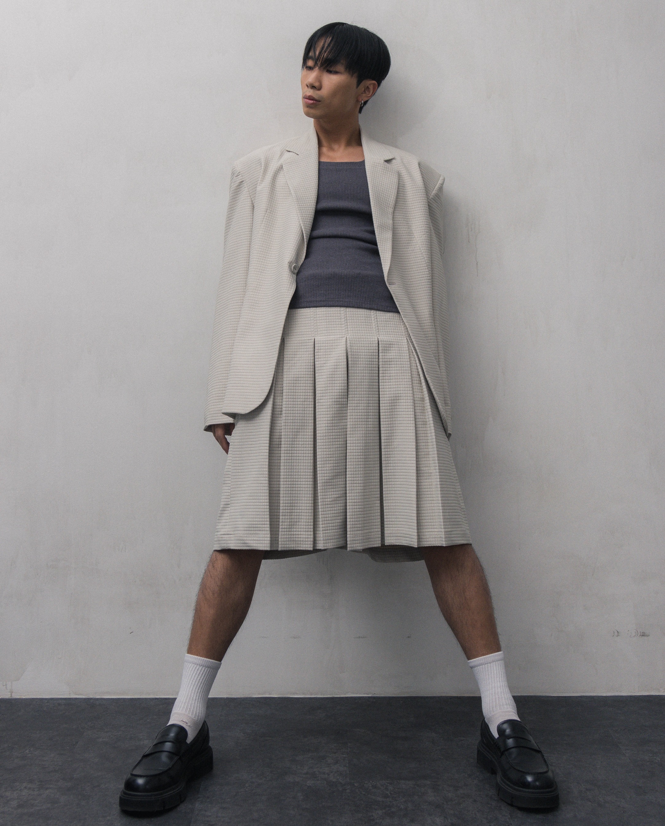 PLEATED SKORT