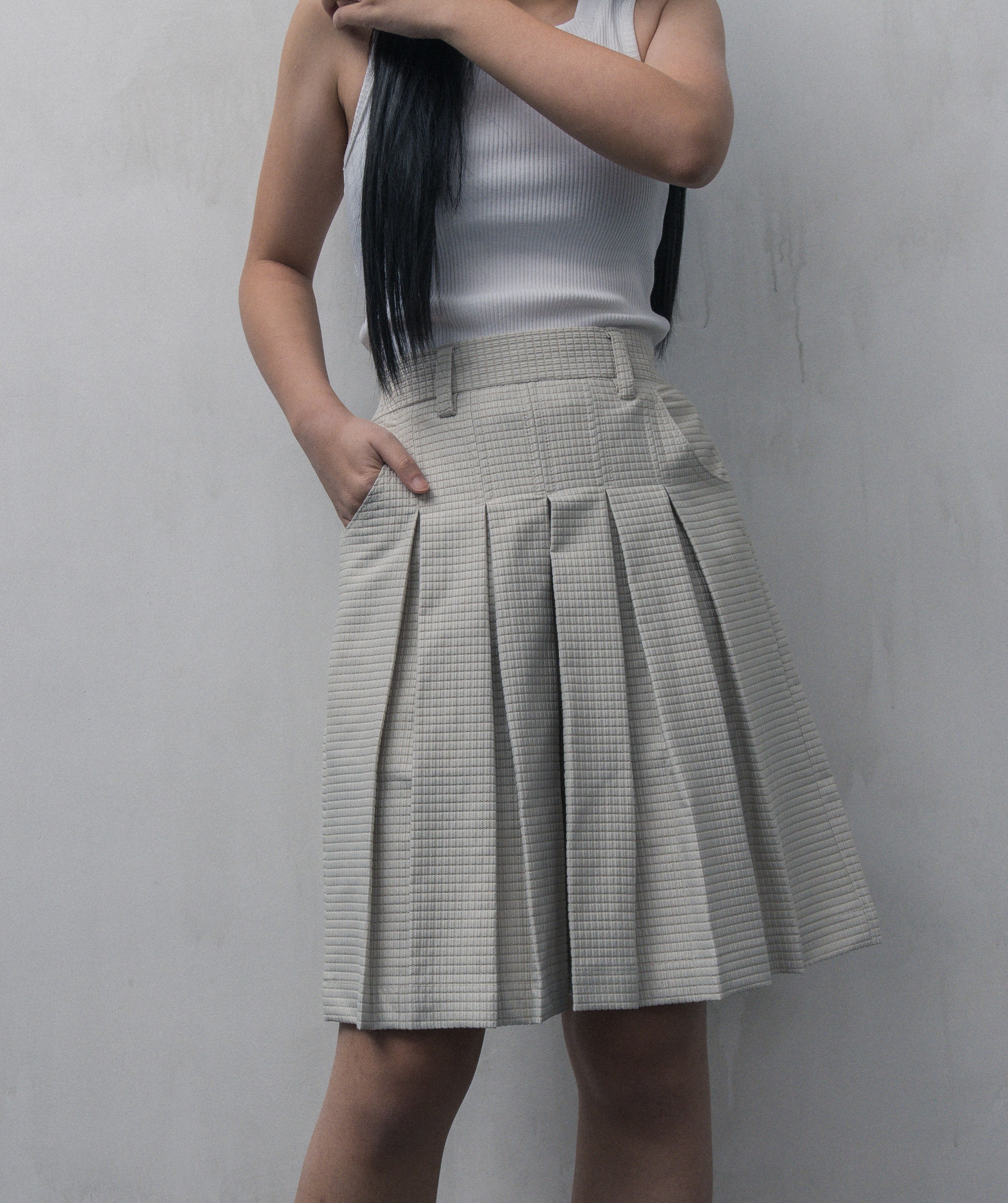 PLEATED SKORT
