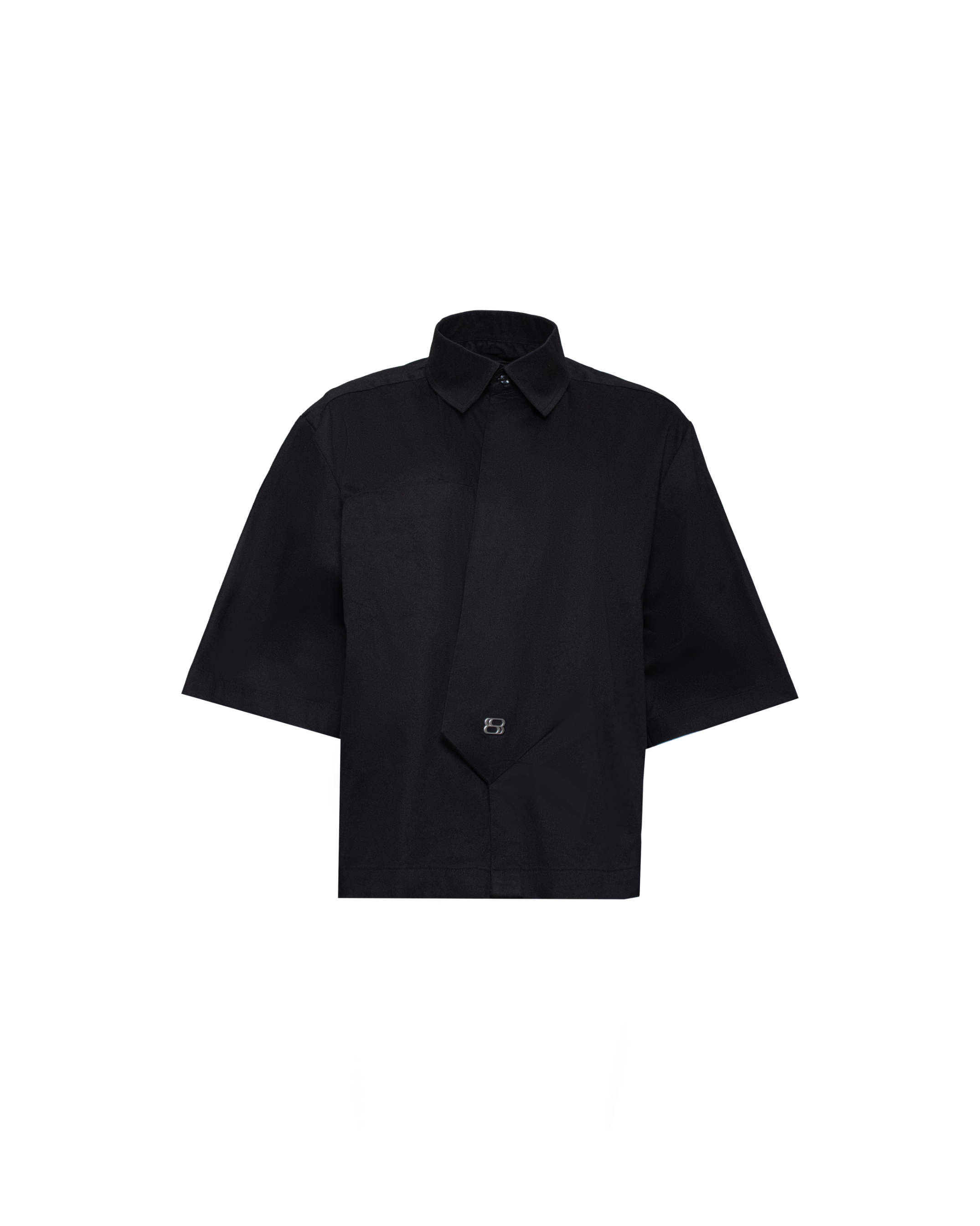 POSH BOXY SHIRT - BLACK