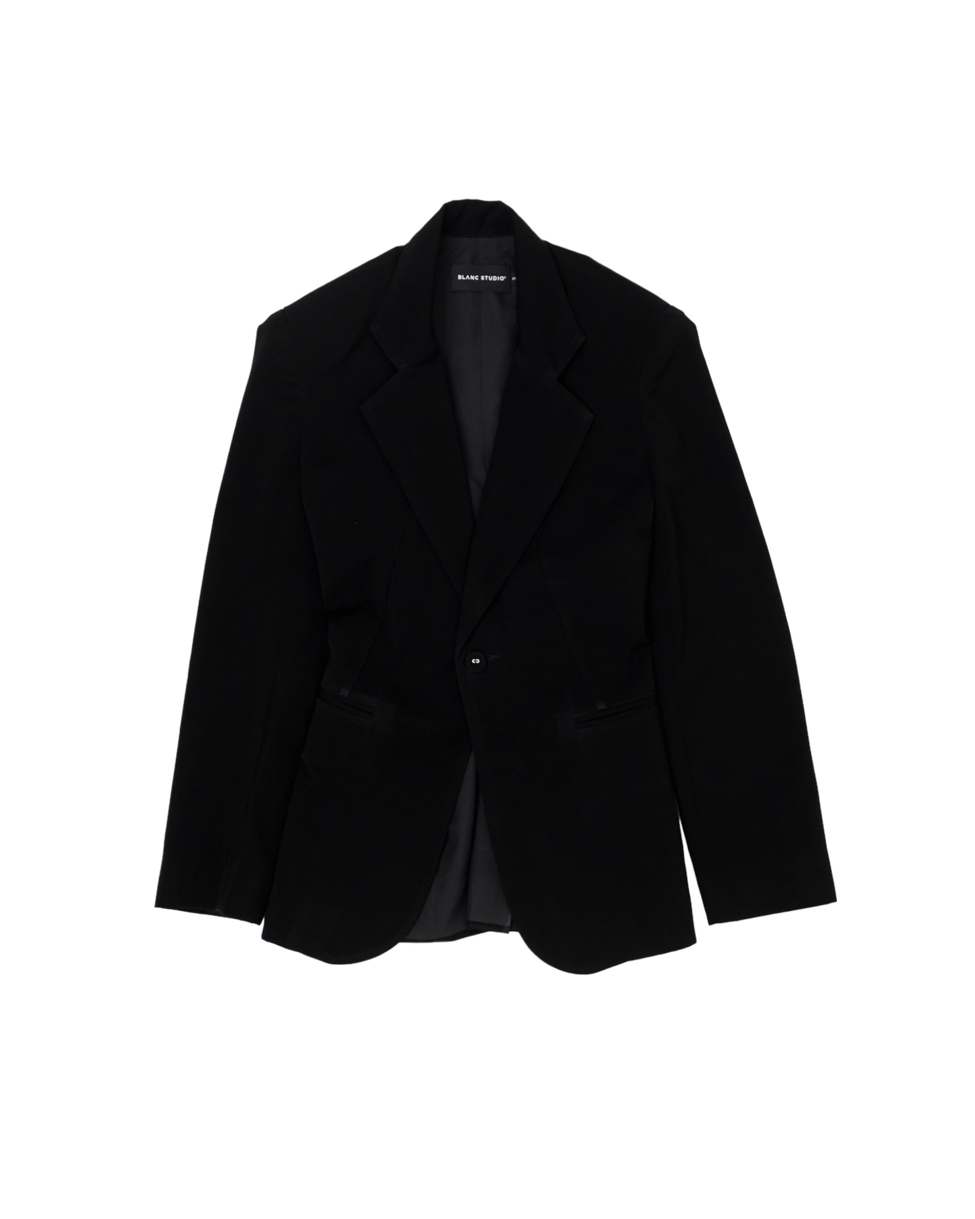 OVERSIZE CORSET BLAZER - BLACK
