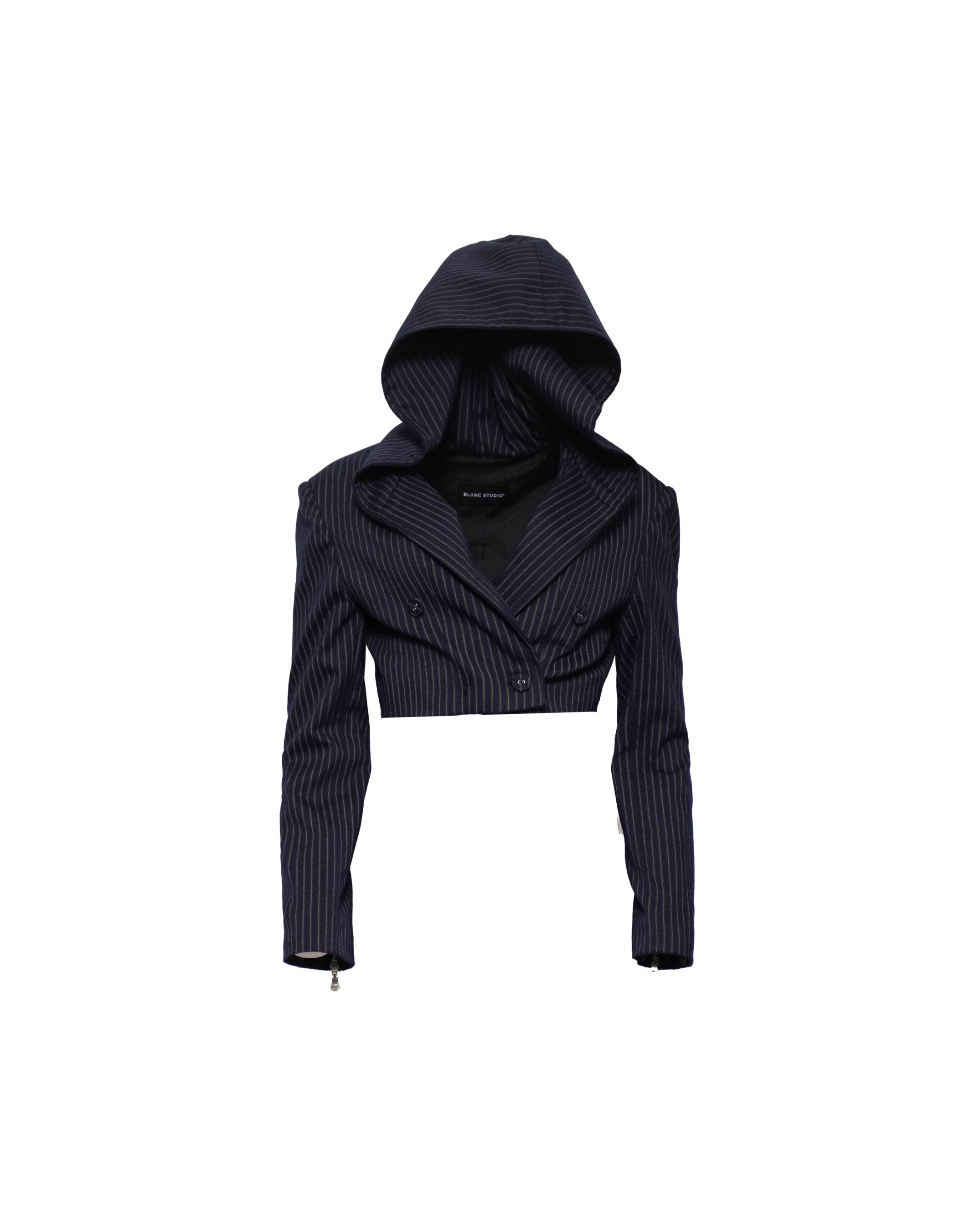 SHADOW HOODED BLAZER