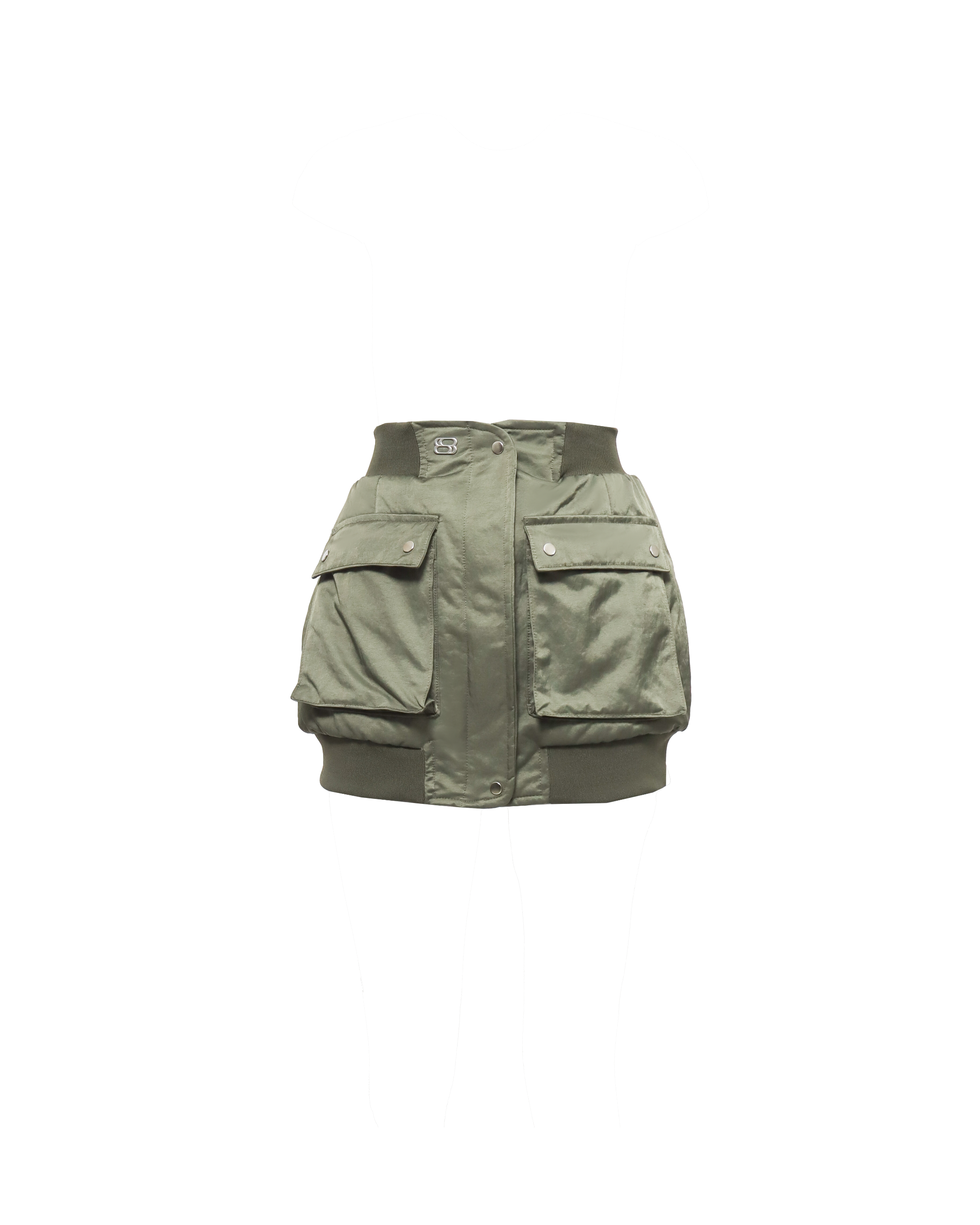 ZERO GRAVITY BOMBER MINI SKIRT