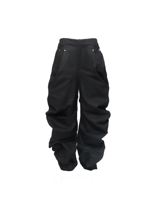 Image of RIDGE TROUSERS - BLACK DENIM