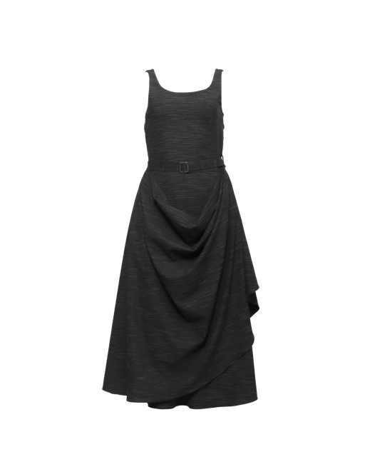 Image of FOUNTAIN ASSYMETRIC DRESS - STRIPE