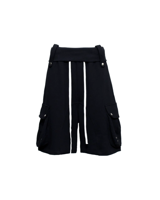 Image of TRACK JORTS - BLACK
