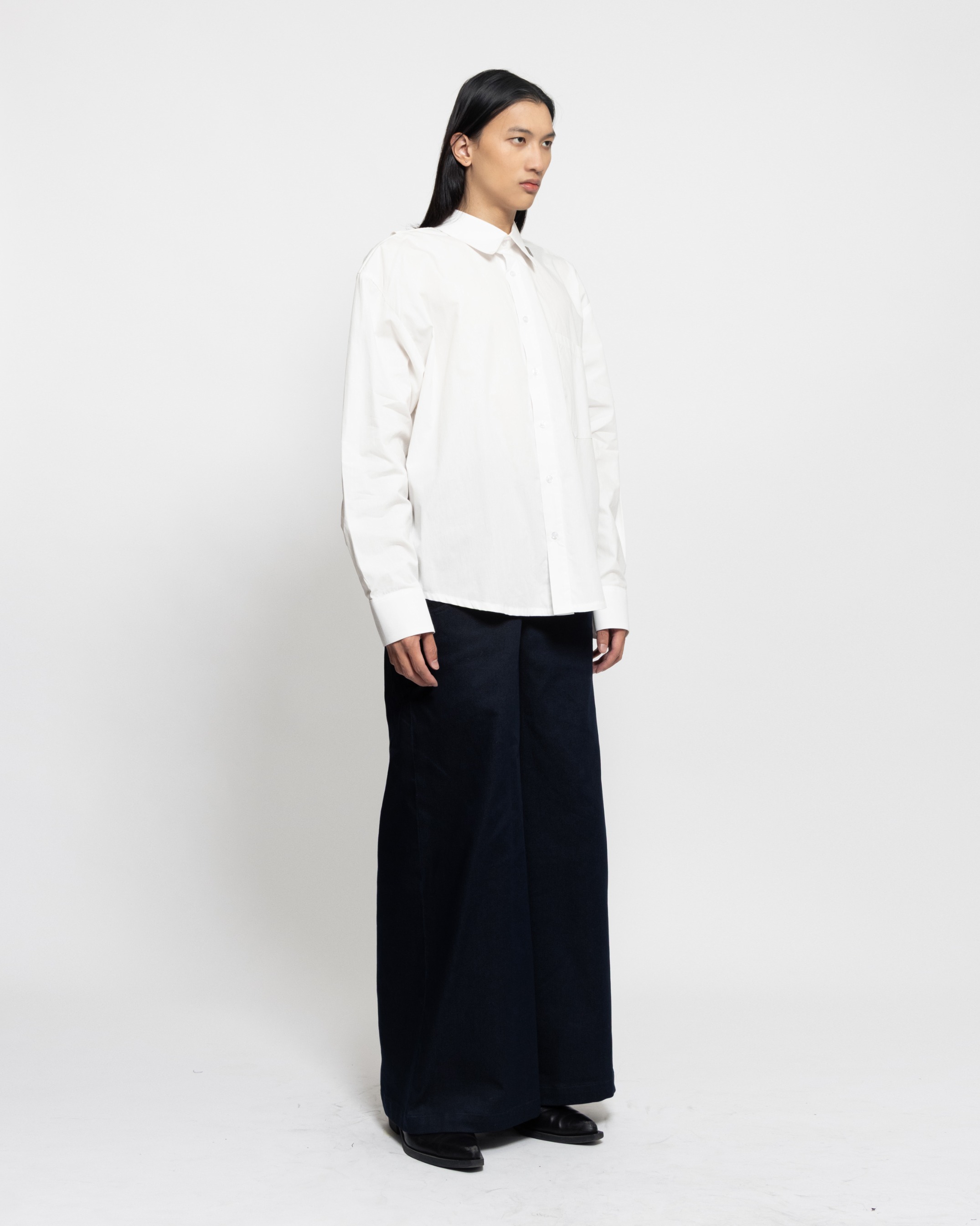 CANOPY OVERSIZE SHIRT - WHITE