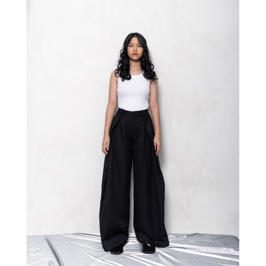 DOUBLE MAJOR TROUSERS - BLACK