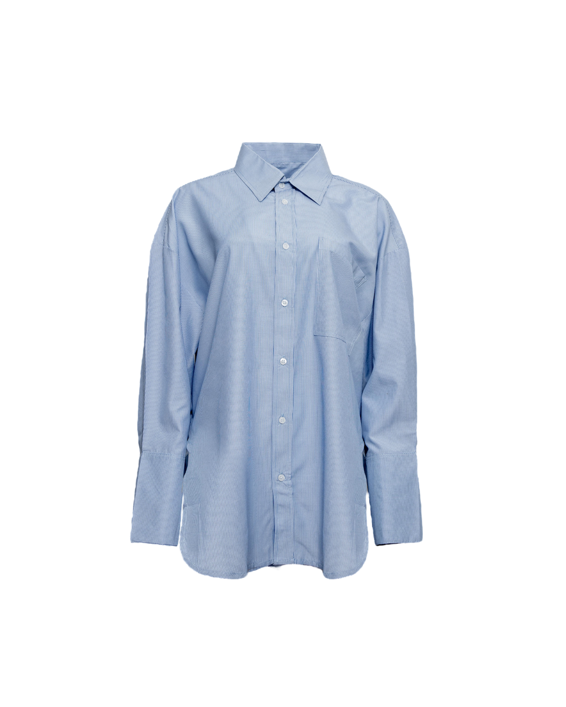 ARCH OVERSIZE SHIRT - STRIPE BLUE