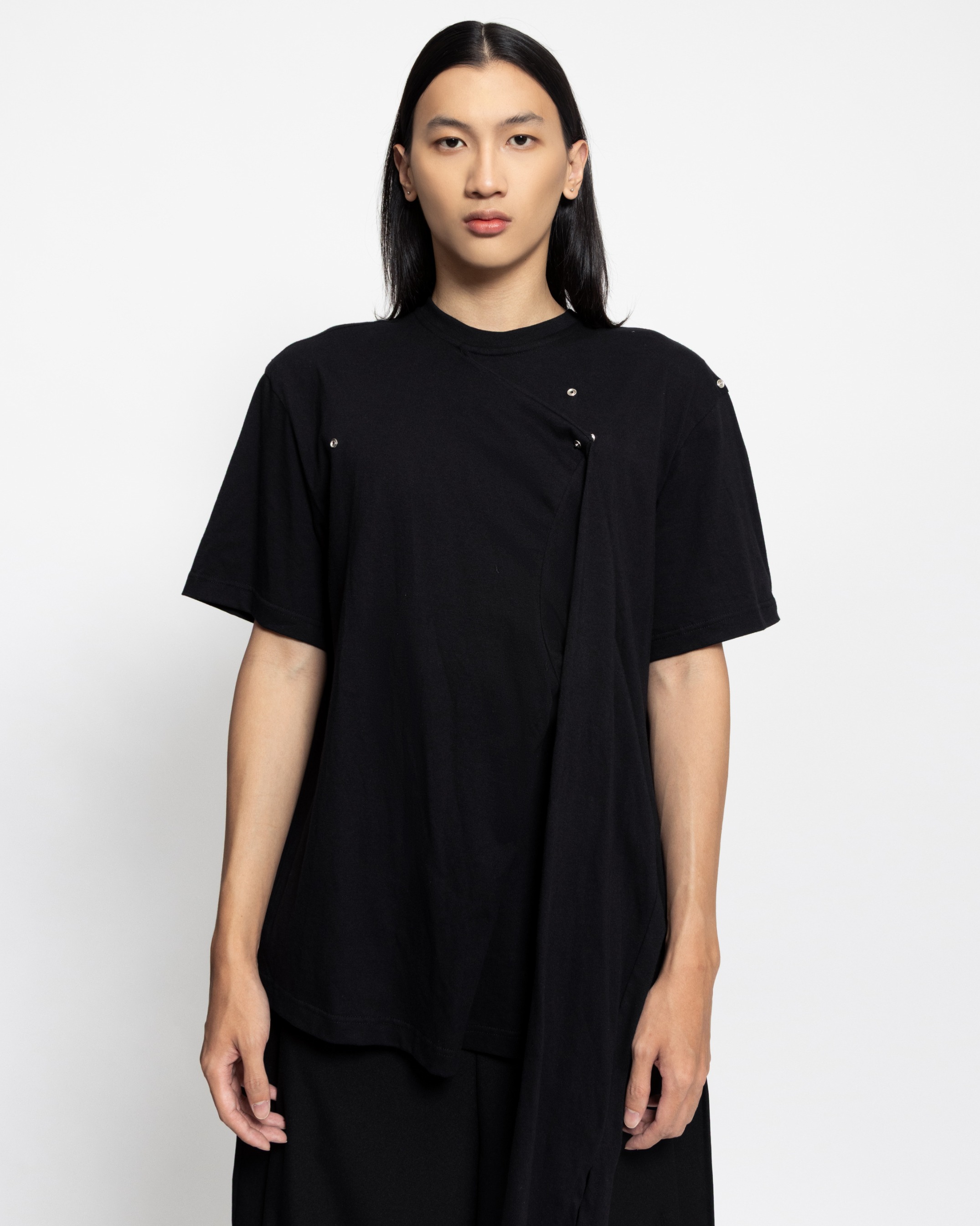 MAZE OVERSIZE TEES - BLACK