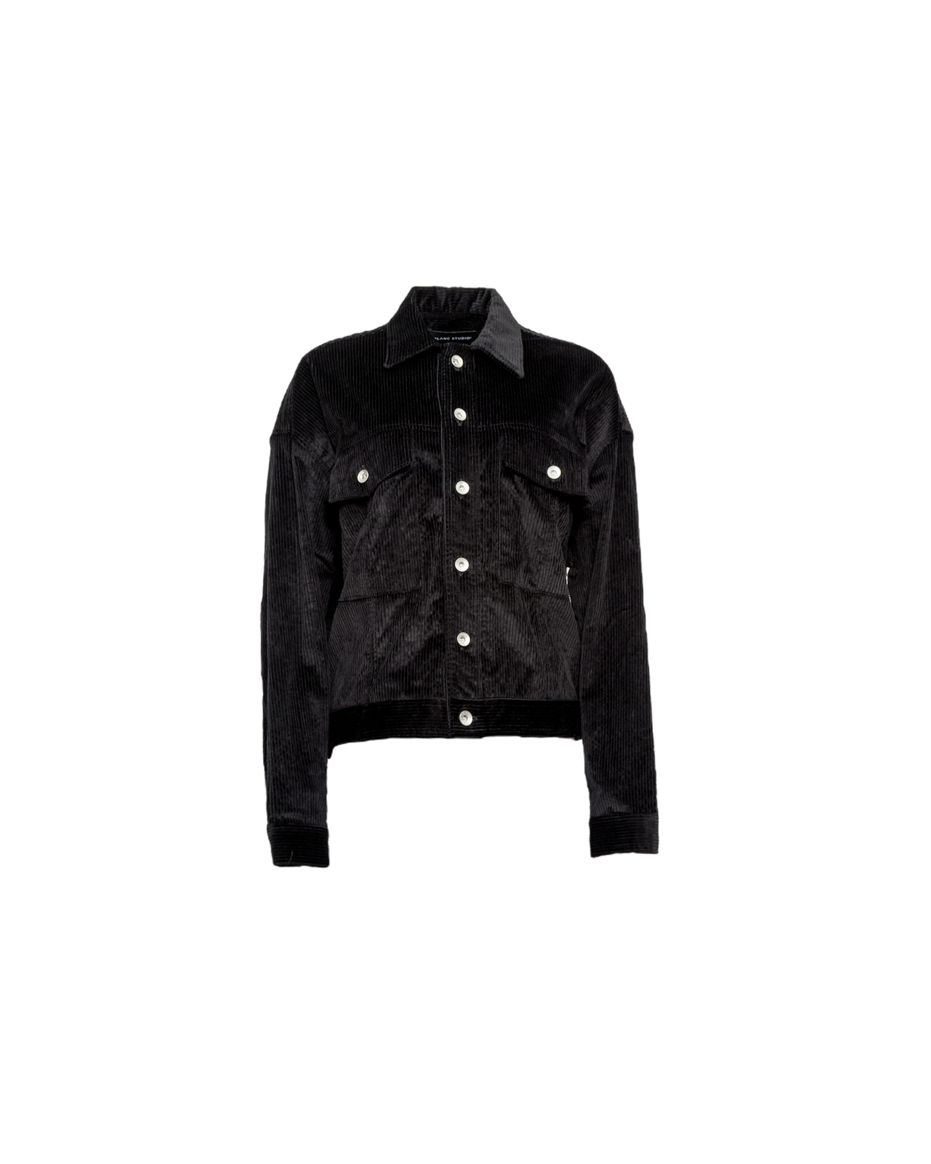 BALLOON OUTER SHIRT - BLACK