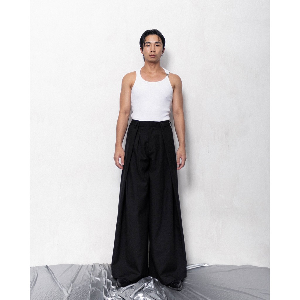 DOUBLE MAJOR TROUSERS - BLACK
