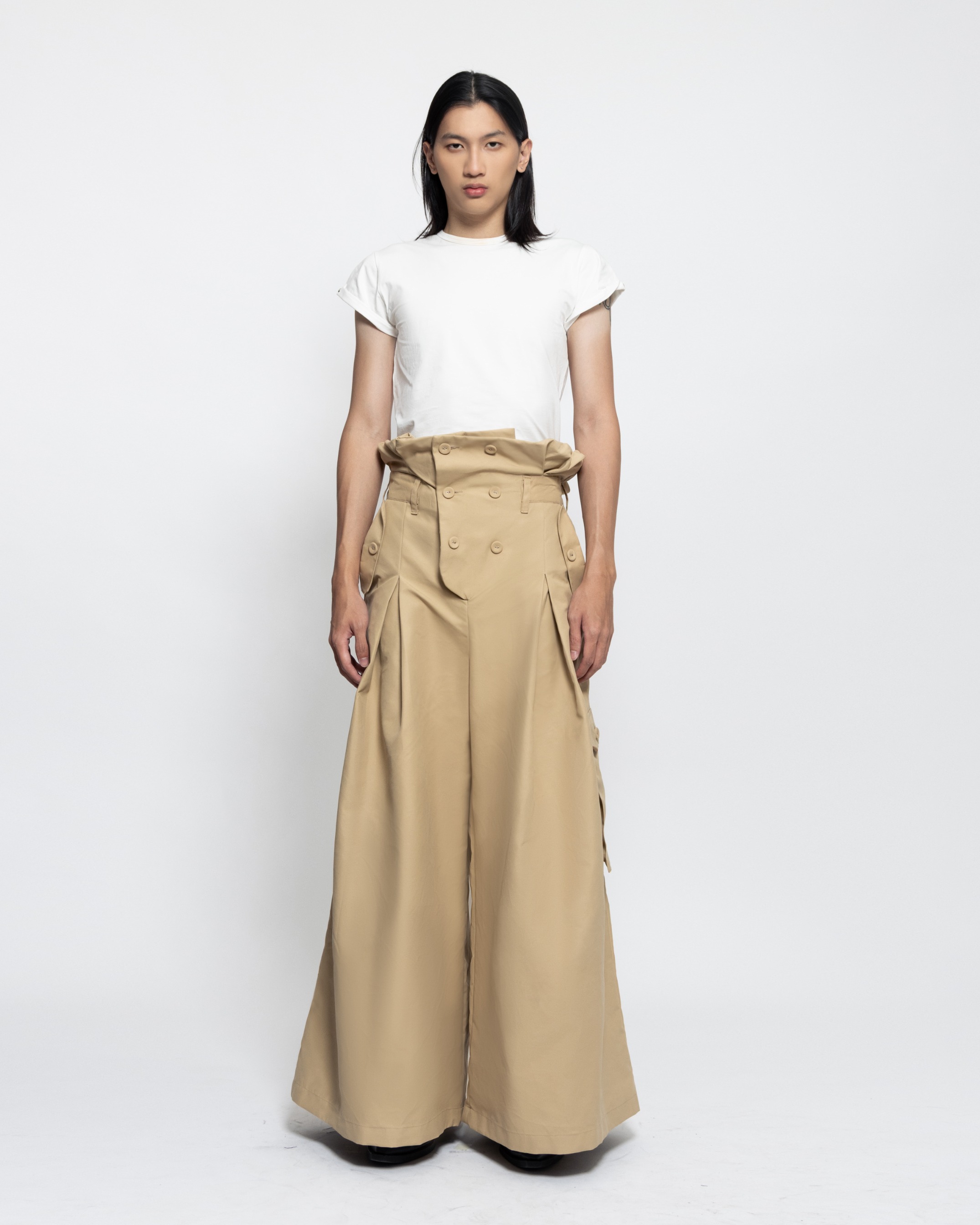 TRENCH TROUSERS - BEIGE