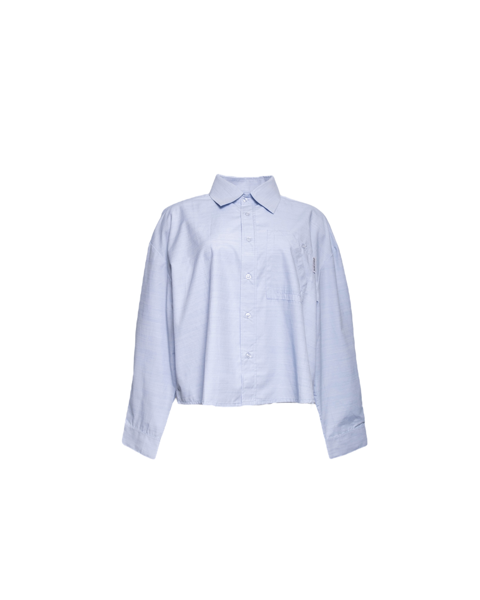 CUBICAL BOXY SHIRT - LIGHT BLUE