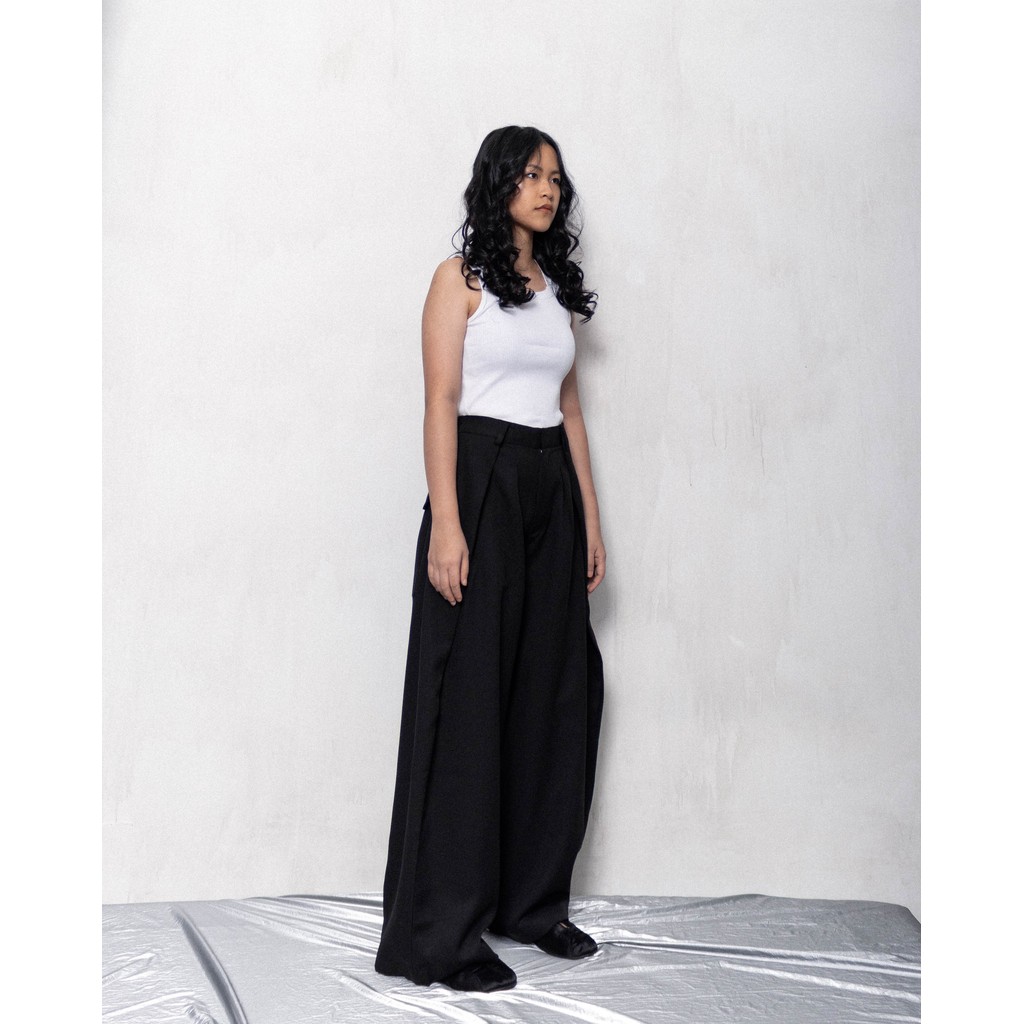 DOUBLE MAJOR TROUSERS - BLACK