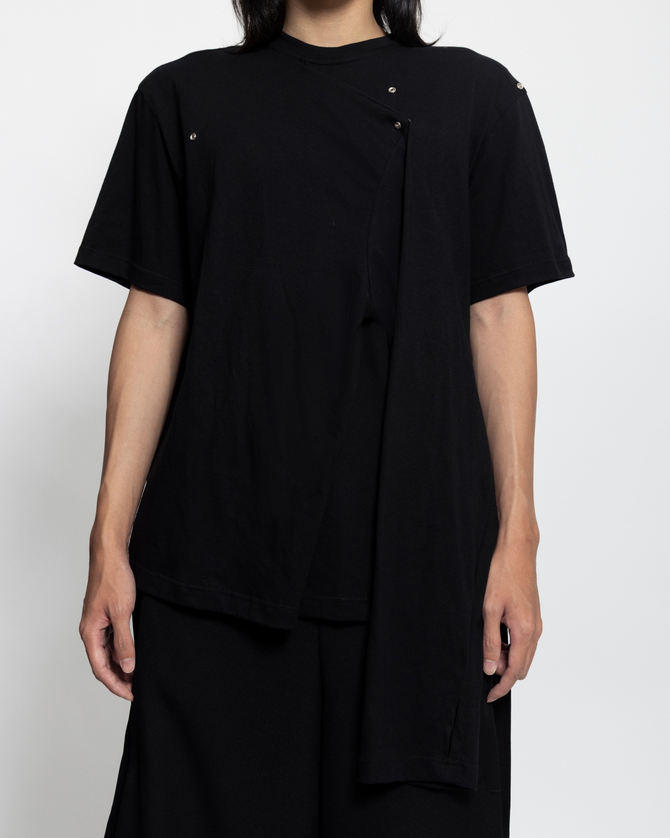 MAZE OVERSIZE TEES - BLACK