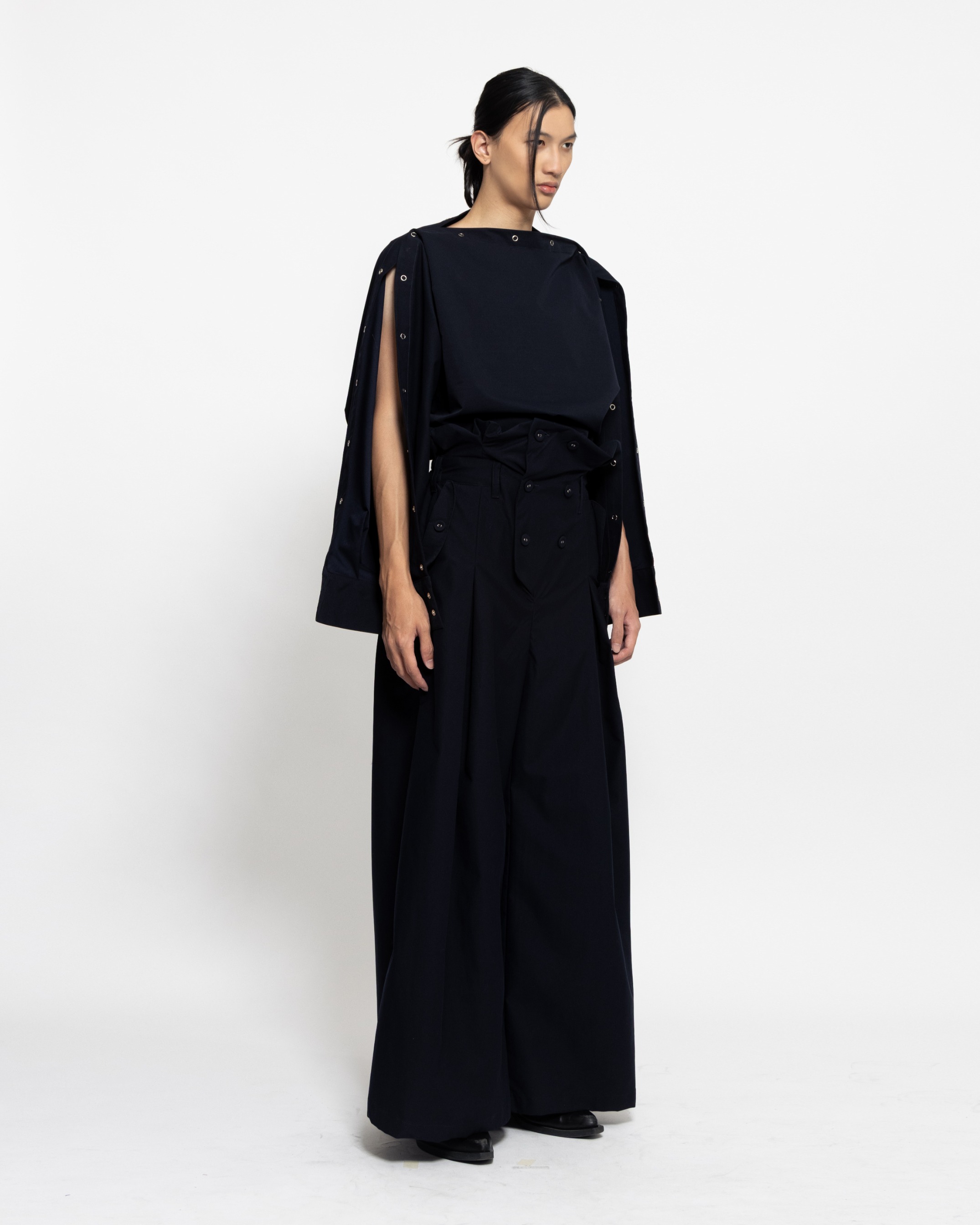 TRENCH TROUSERS - NAVY