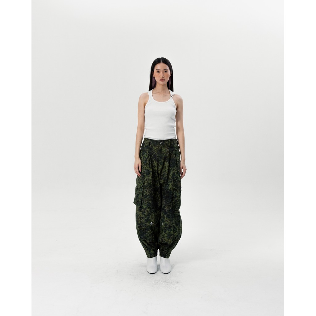 BALLOON CARGO PANTS - CAMO