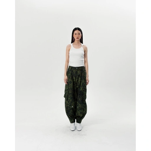 Image of BALLOON CARGO PANTS - CAMO