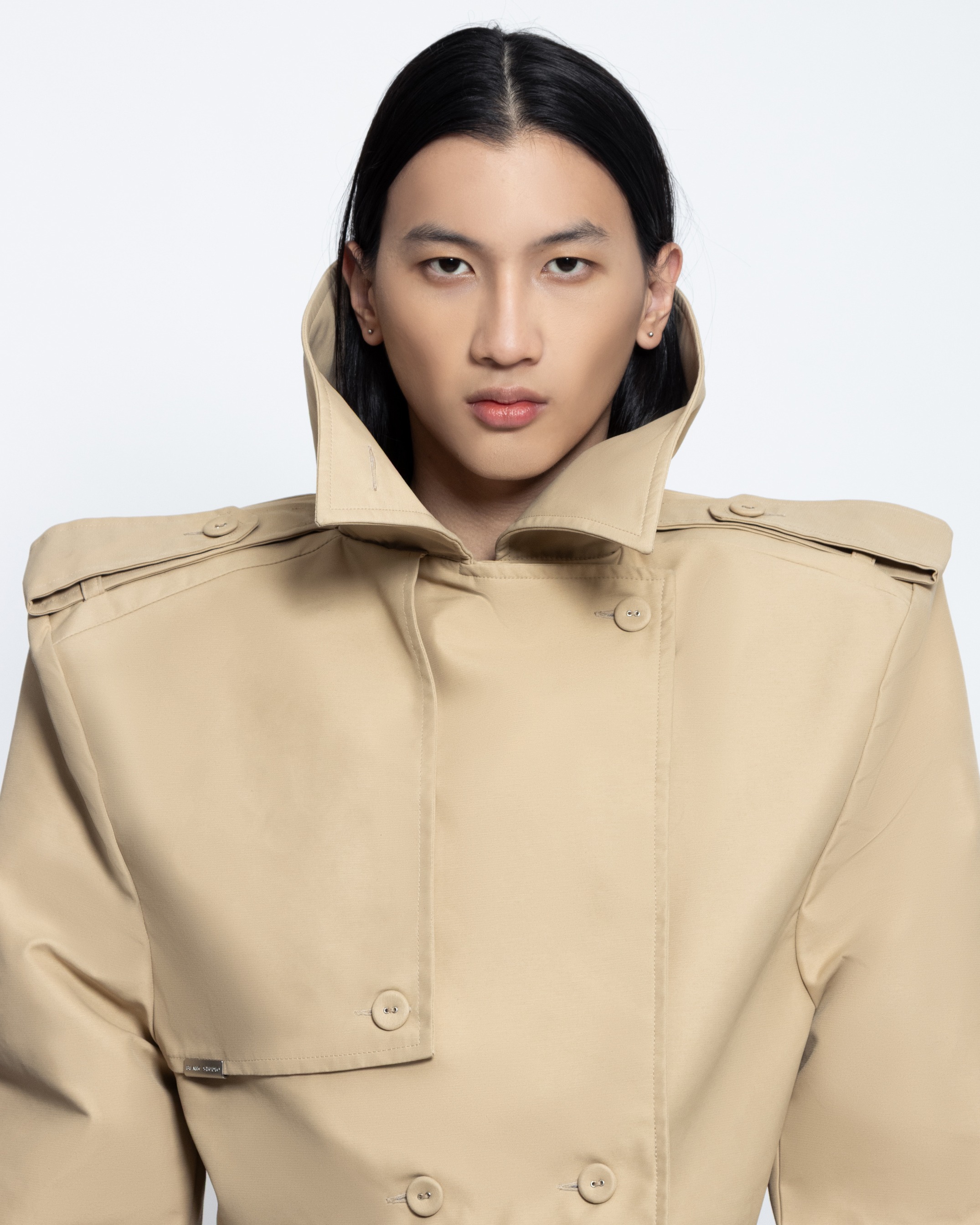 TRENCH STRUCTURED JACKETS - BEIGE