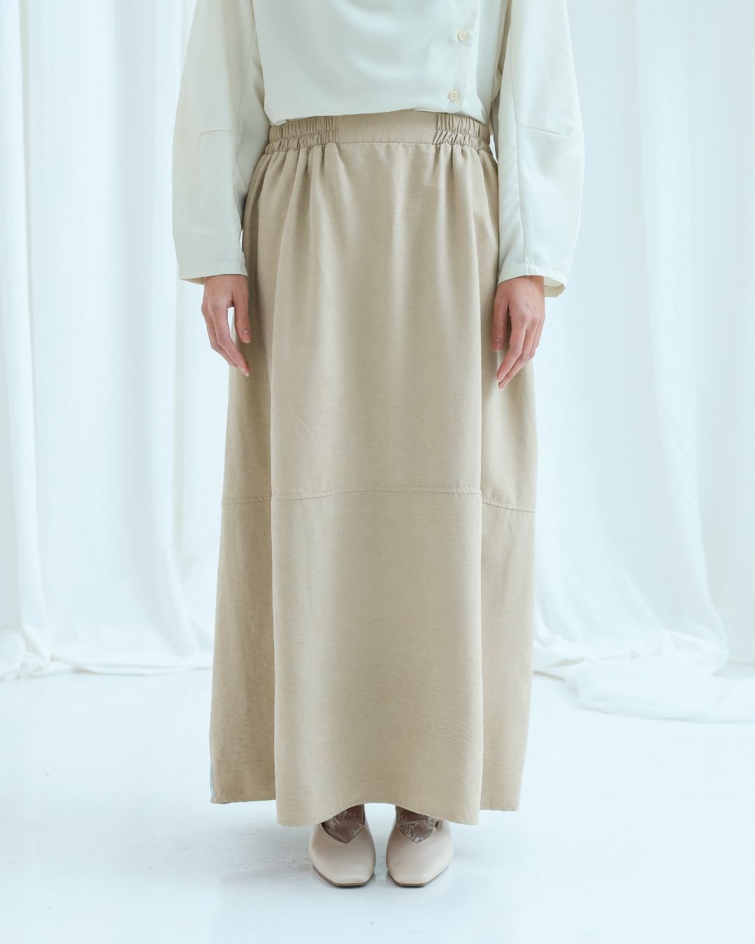 NILOU SKIRT CHAMPANGE