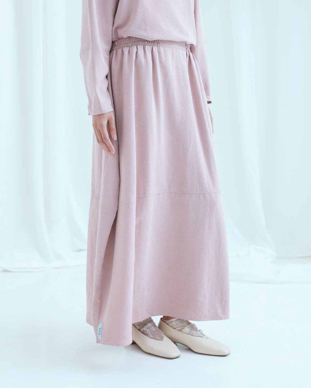 NILOU SKIRT OYSTER PINK
