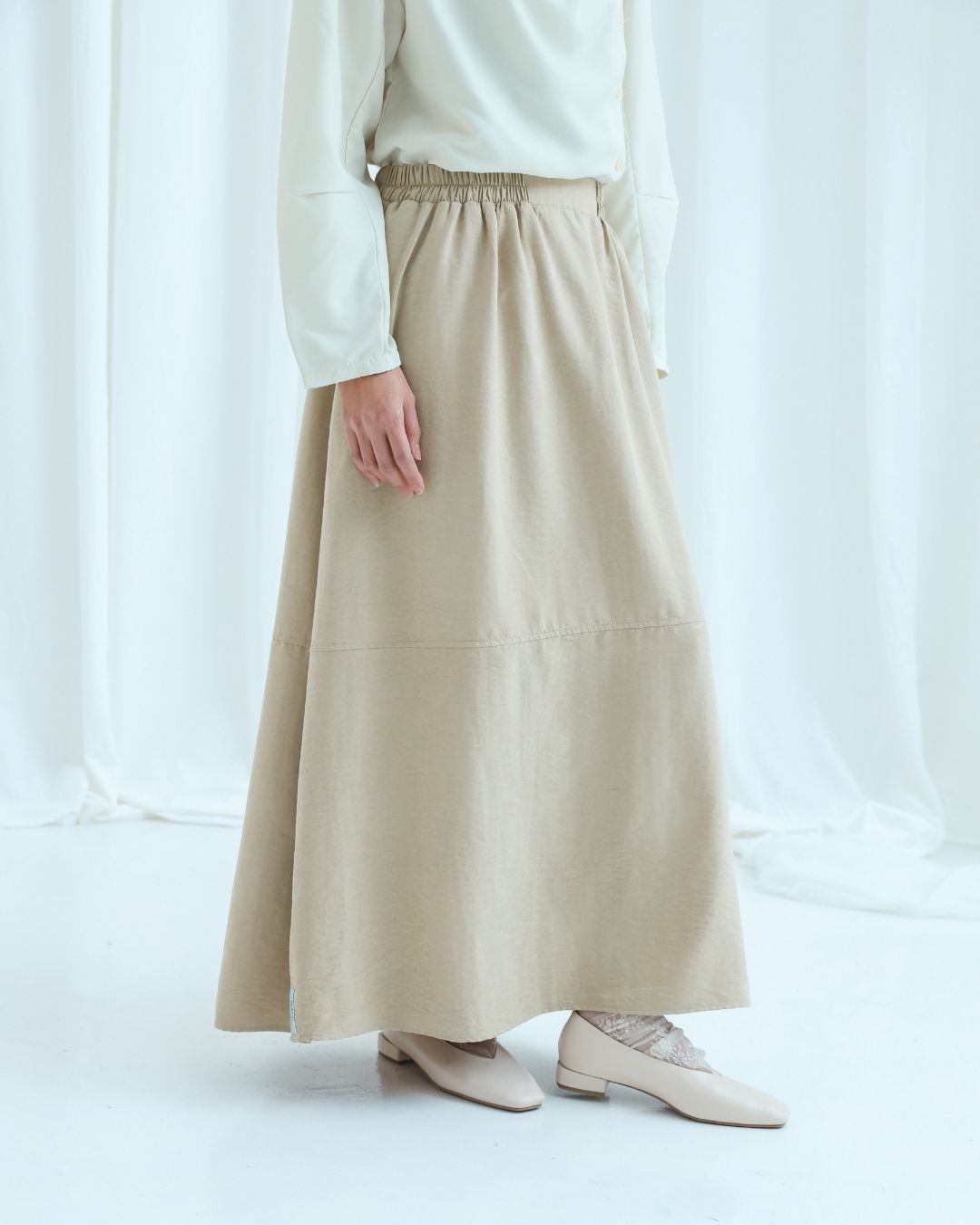 NILOU SKIRT CHAMPANGE