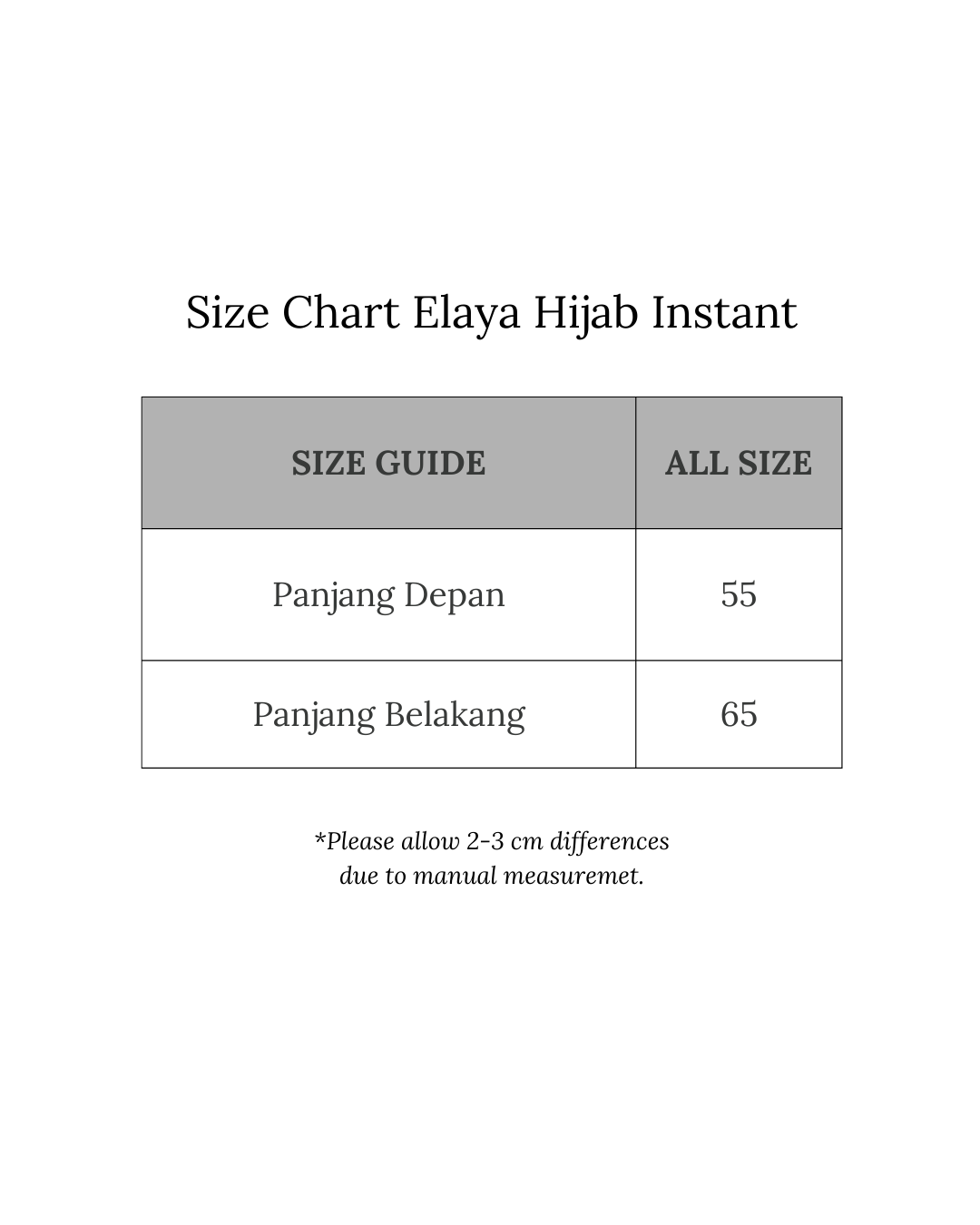 ELAYA HIJAB INSTANT