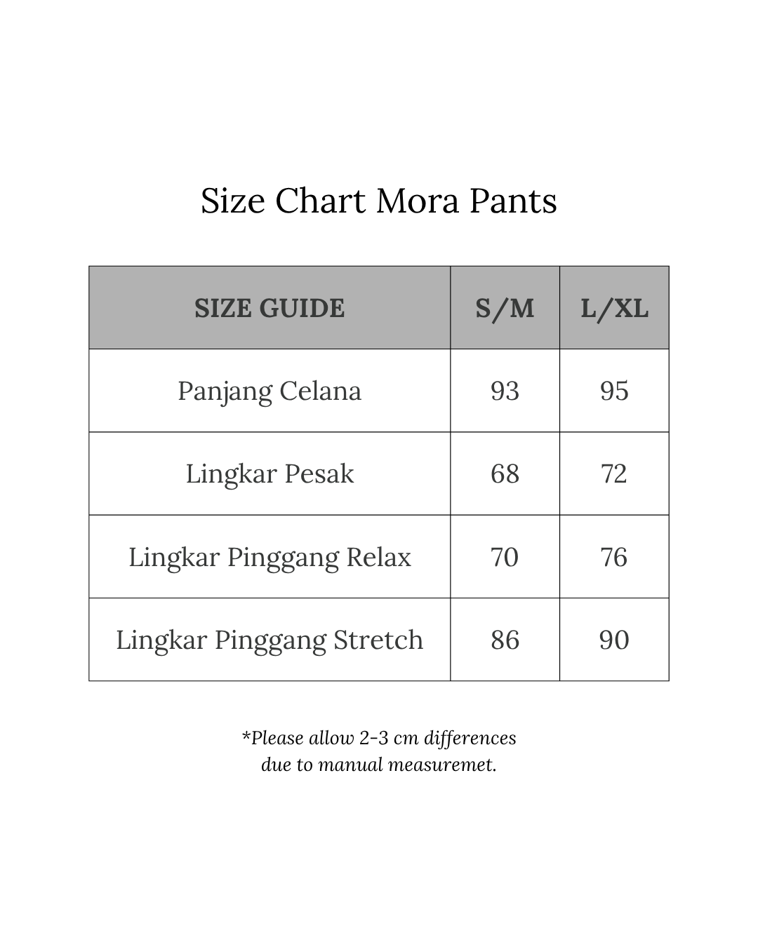 MORA PANTS