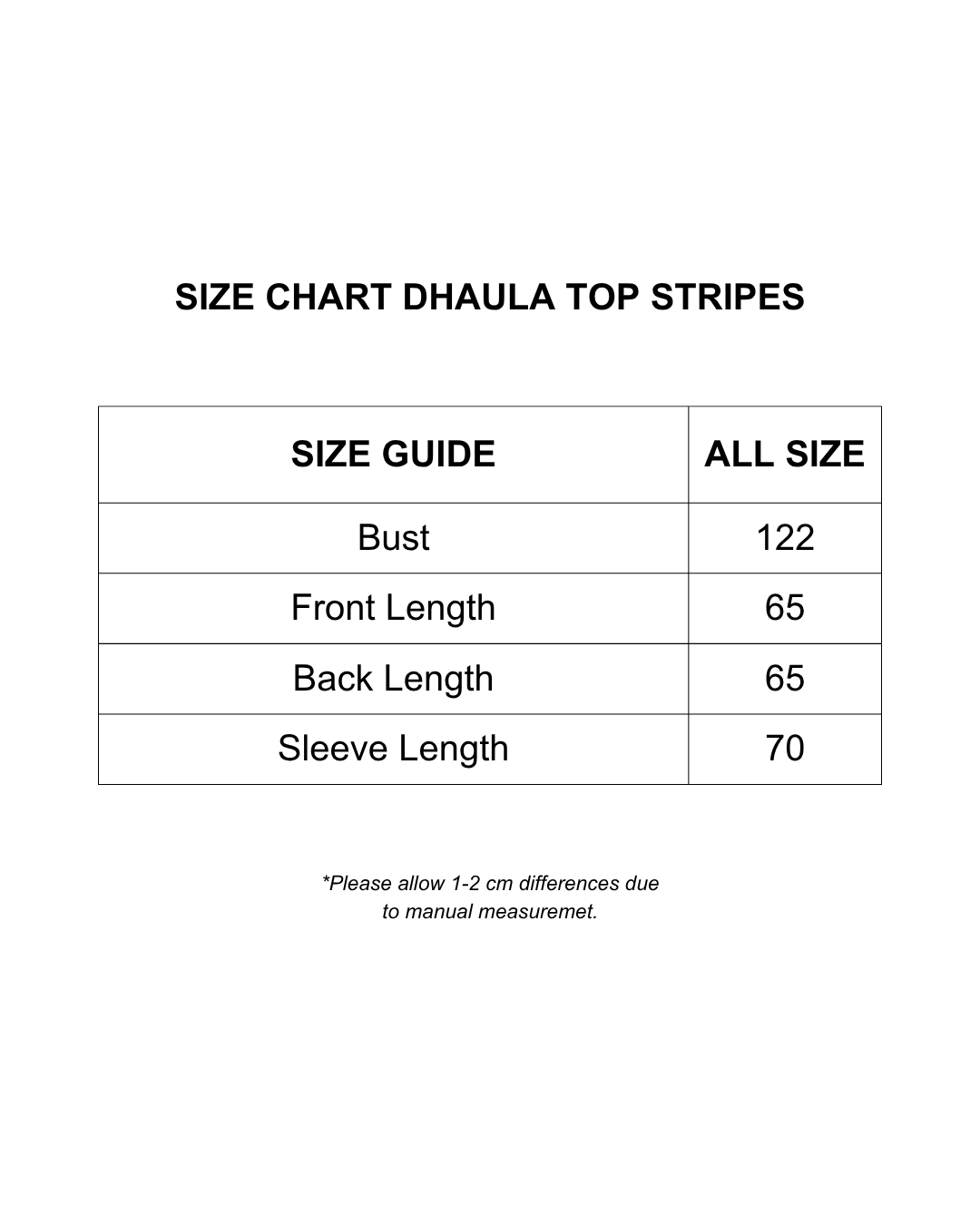 DHAULA TOP STRIPES VANILLA