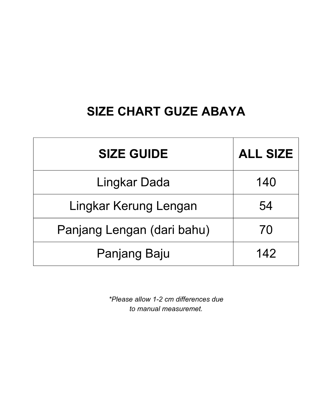 GUZE ABAYA