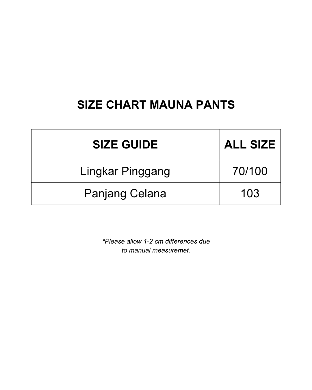 MAUNA PANTS
