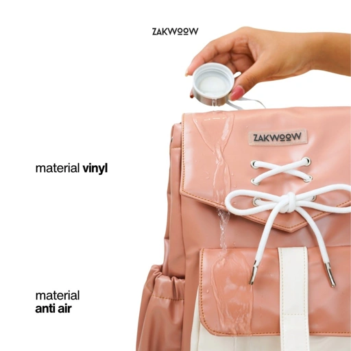 Image of Zakwoowstyle MINI Donna Couqette Backpack | Ransel Medium Pita Lucu dan Estetik (VERSI MINI JANGAN SALAH CHECK OUT BESTIE)