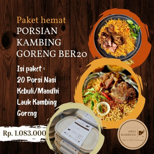 Image of Paket ber 20  Nasi Kebuli/Mandhi (20box)