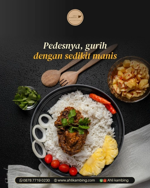 Image of Kambing Bakarica + Nasi Putih 1 porsi  