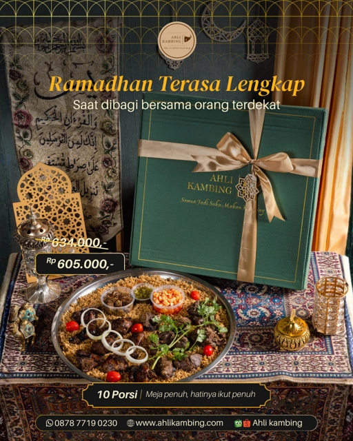 Image of Hampers Tampah 10 Porsi Nasi Kebuli/Mandhi 