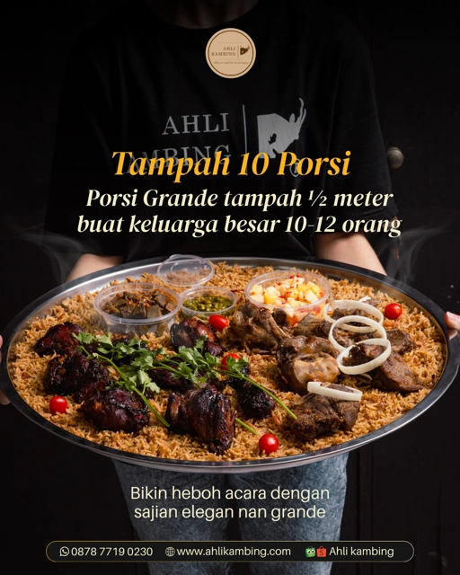 Image of Tampah 10 Porsi  Nasi Kebuli/Mandhi 