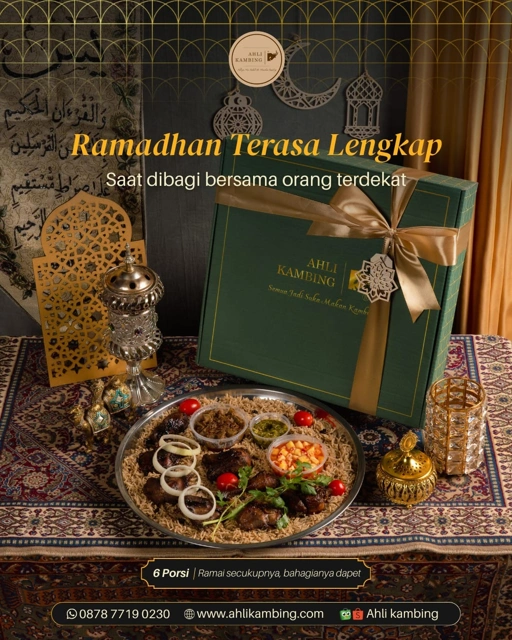 Image of Hampers Tampah 6 porsi Nasi Kebuli/Mandhi 