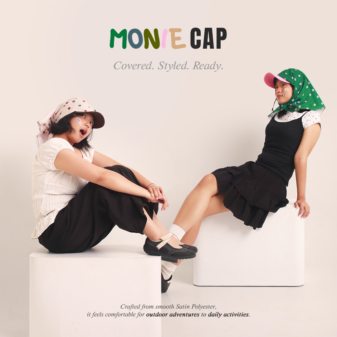 CRSL Monie Cap | Bandana Cap | Topi Cap Hat Scarf Unisex Pria Wanita