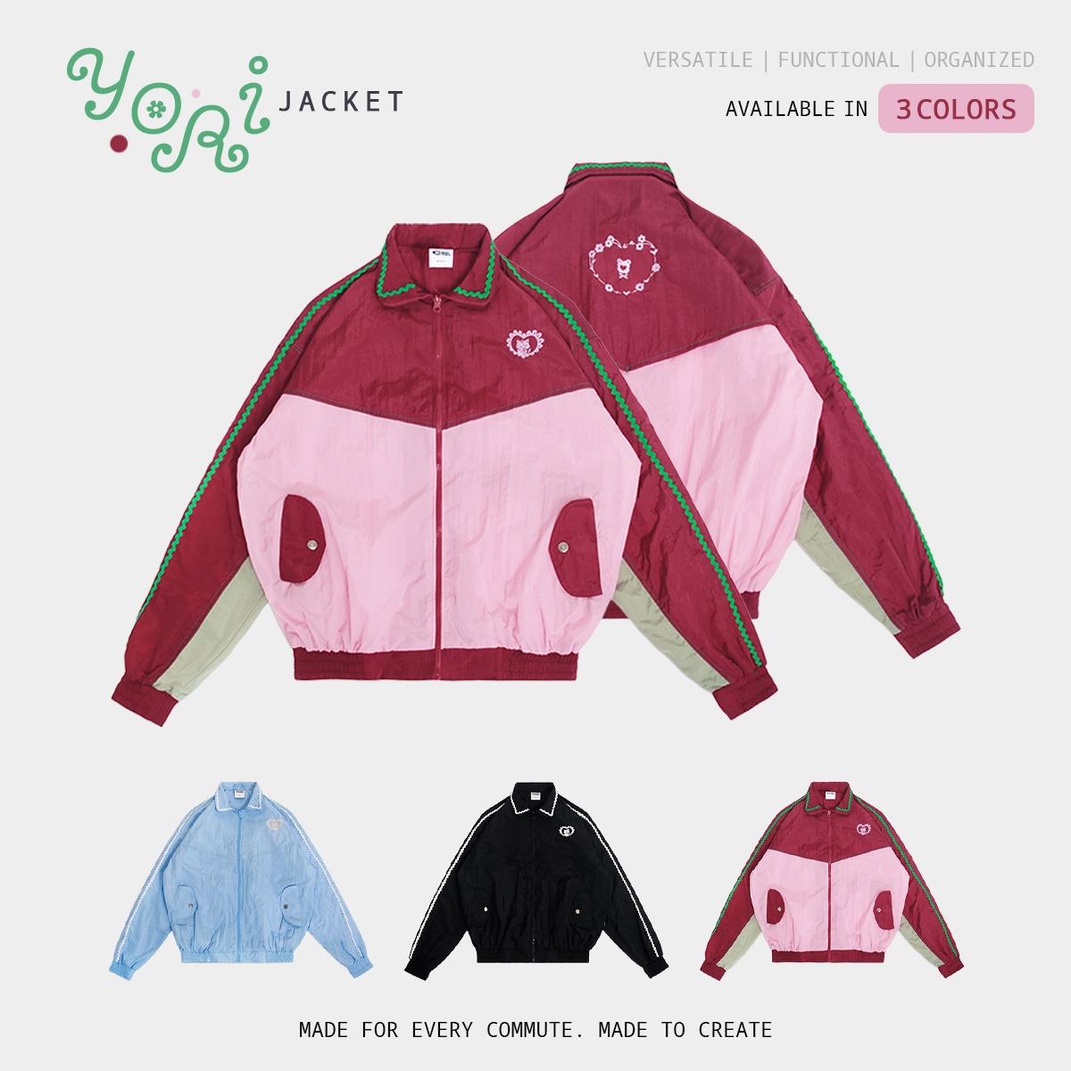 CRSL Yori Jacket | Windbreaker Jacket | Windbreaker Wanita Outdoor